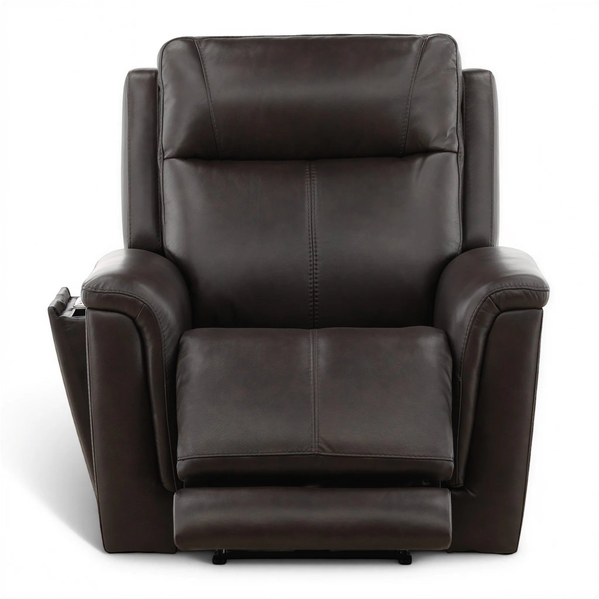 Flexsteel Trey Leather Power Recliner - Image 21