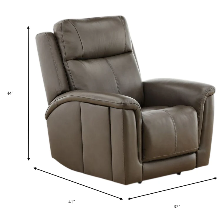 Flexsteel Trey Leather Power Recliner - Image 3