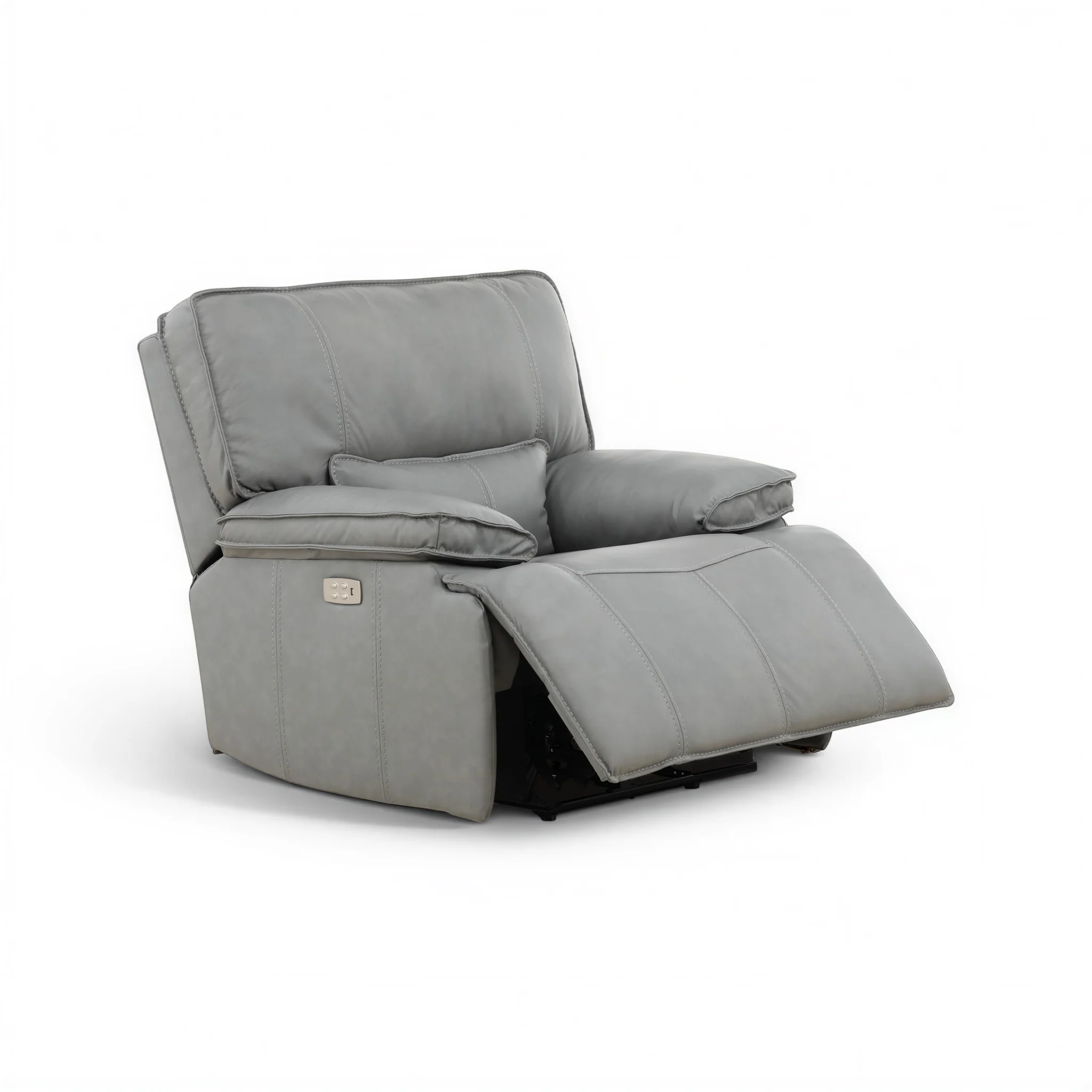 Bozeman II Leather Power Recliner with Adjustable Headrest - Image 15