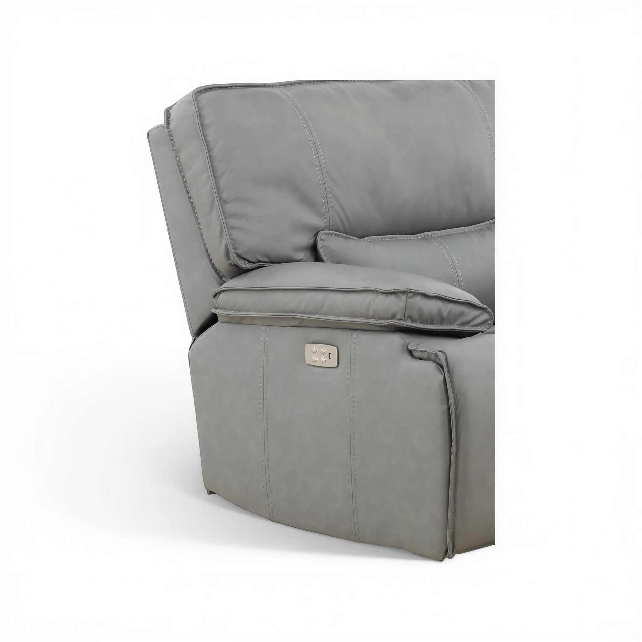 Bozeman II Leather Power Recliner with Adjustable Headrest - Image 20