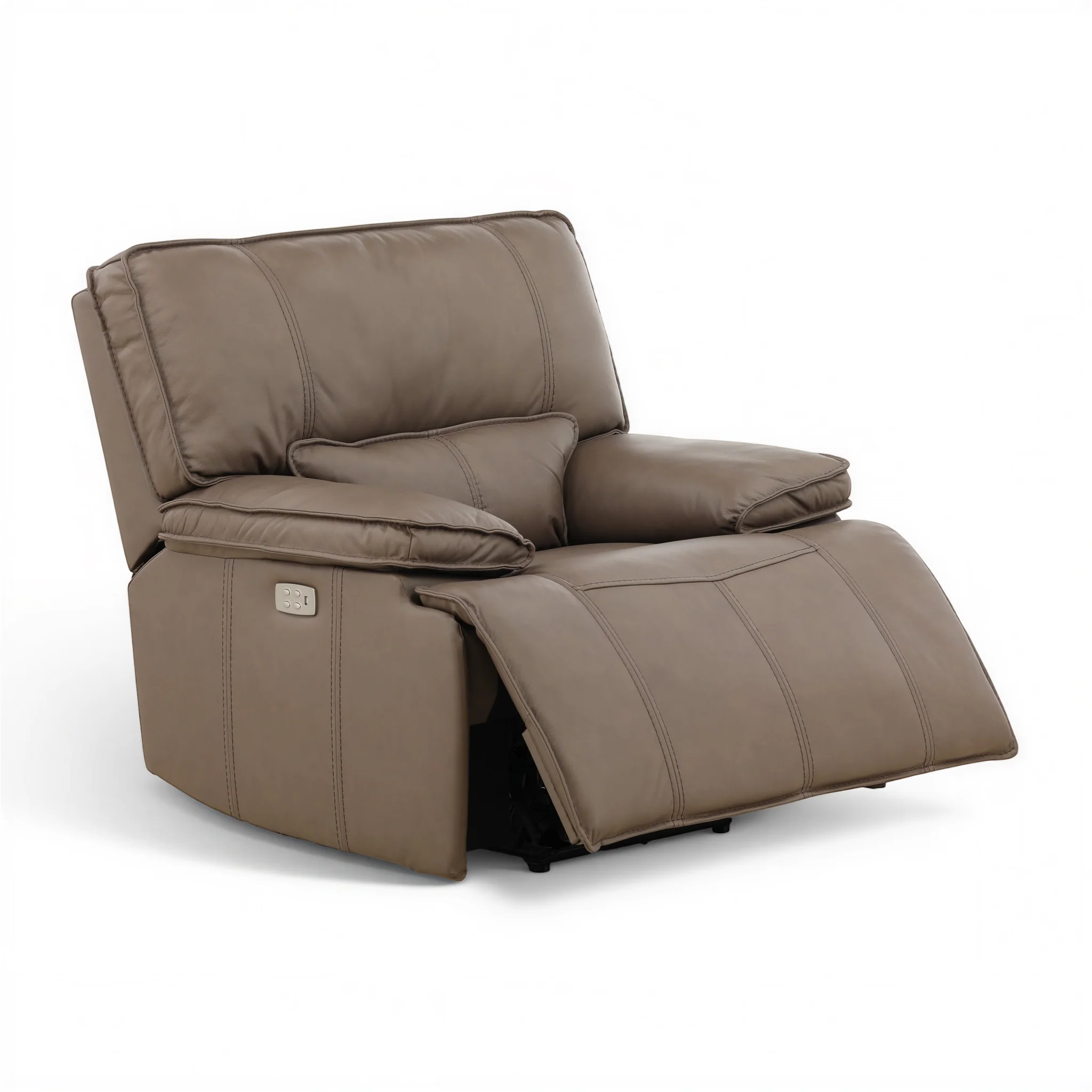 Bozeman II Leather Power Recliner with Adjustable Headrest - Image 4