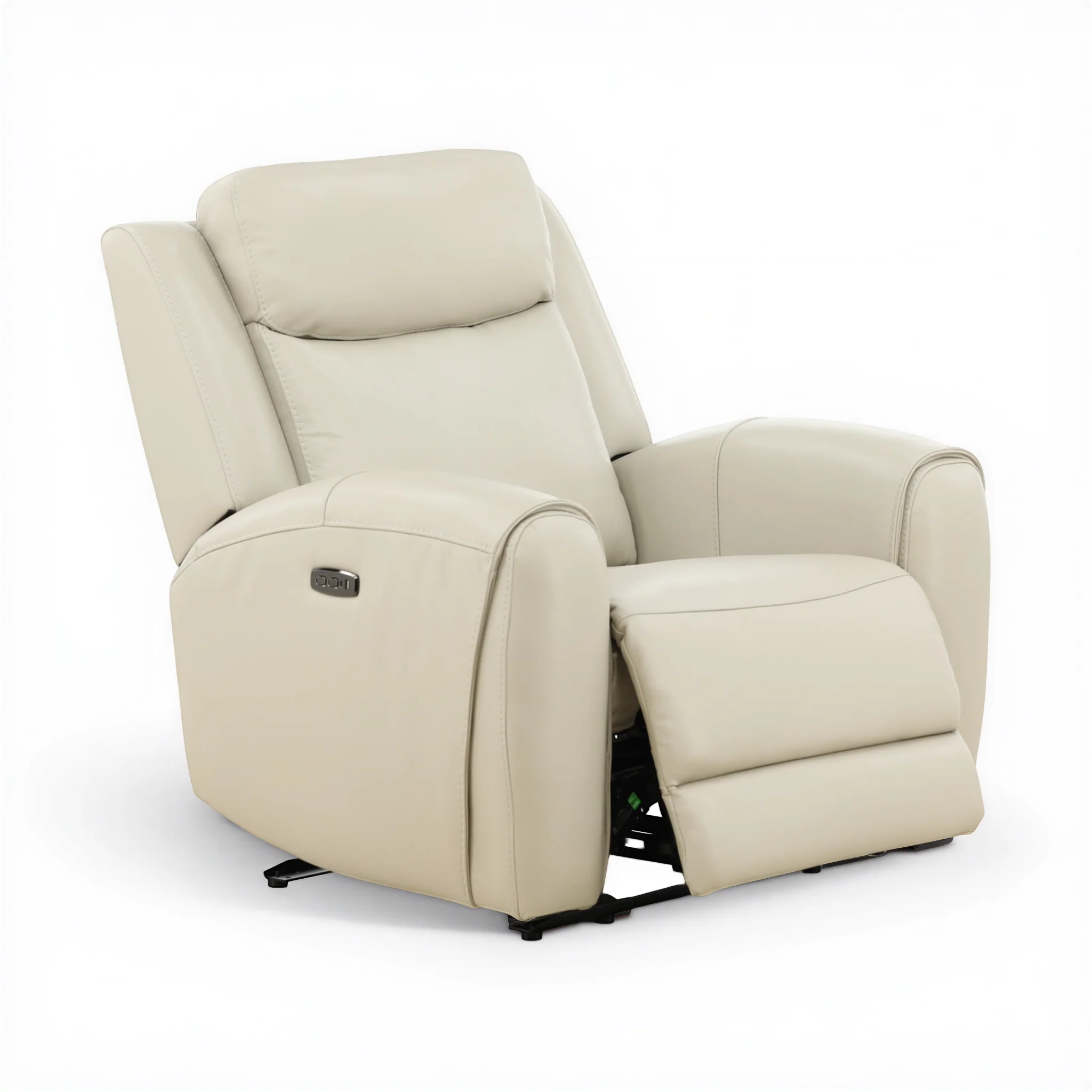 Lawrence Leather Power Recliner with Adjustable Headrest - Image 6