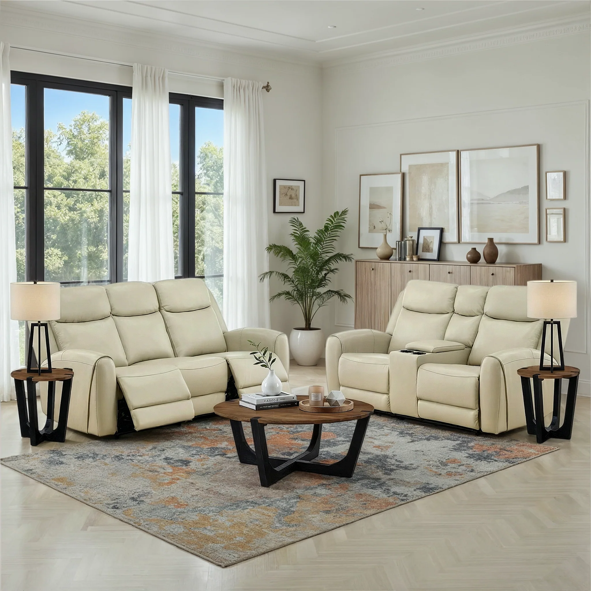 Lawrence Leather Power Reclining Sofa - Image 2