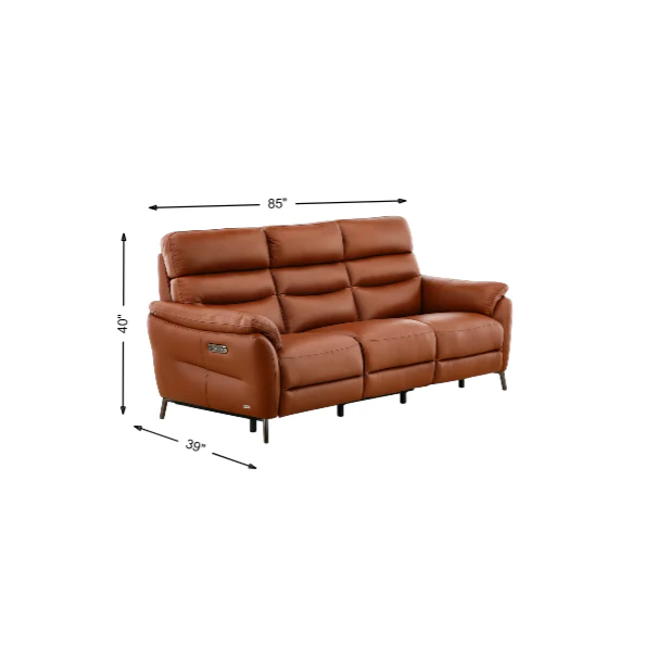 Underwood Leather Power Reclining Sofa - Image 3