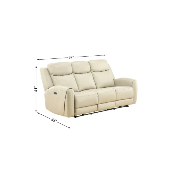 Lawrence Leather Power Reclining Sofa - Image 3