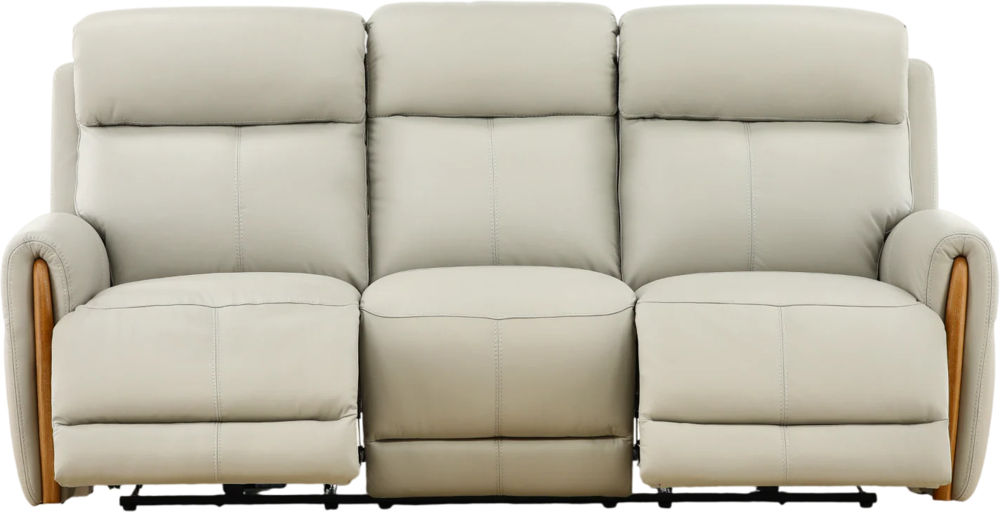 Yates Leather Power Reclining Sofa - Image 4