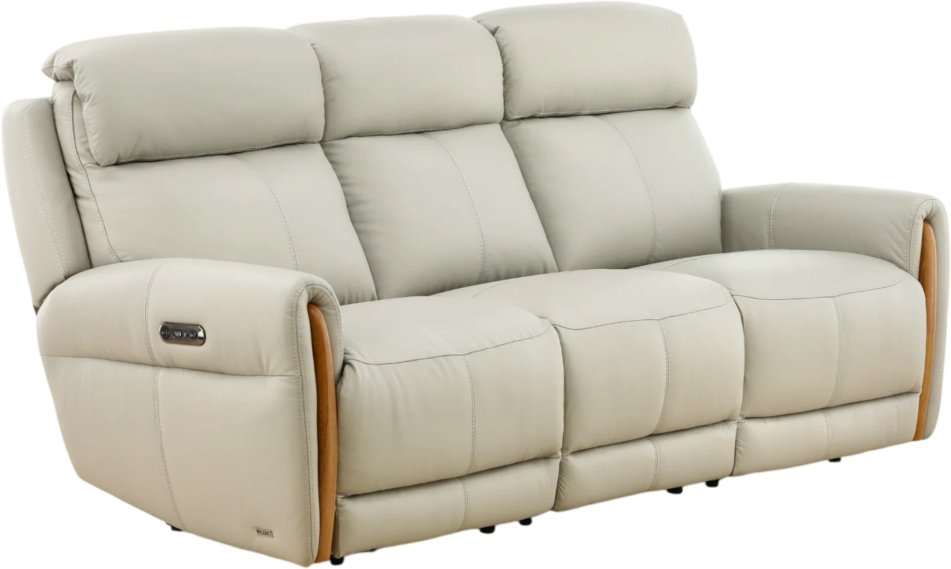 Yates Leather Power Reclining Sofa - Image 5