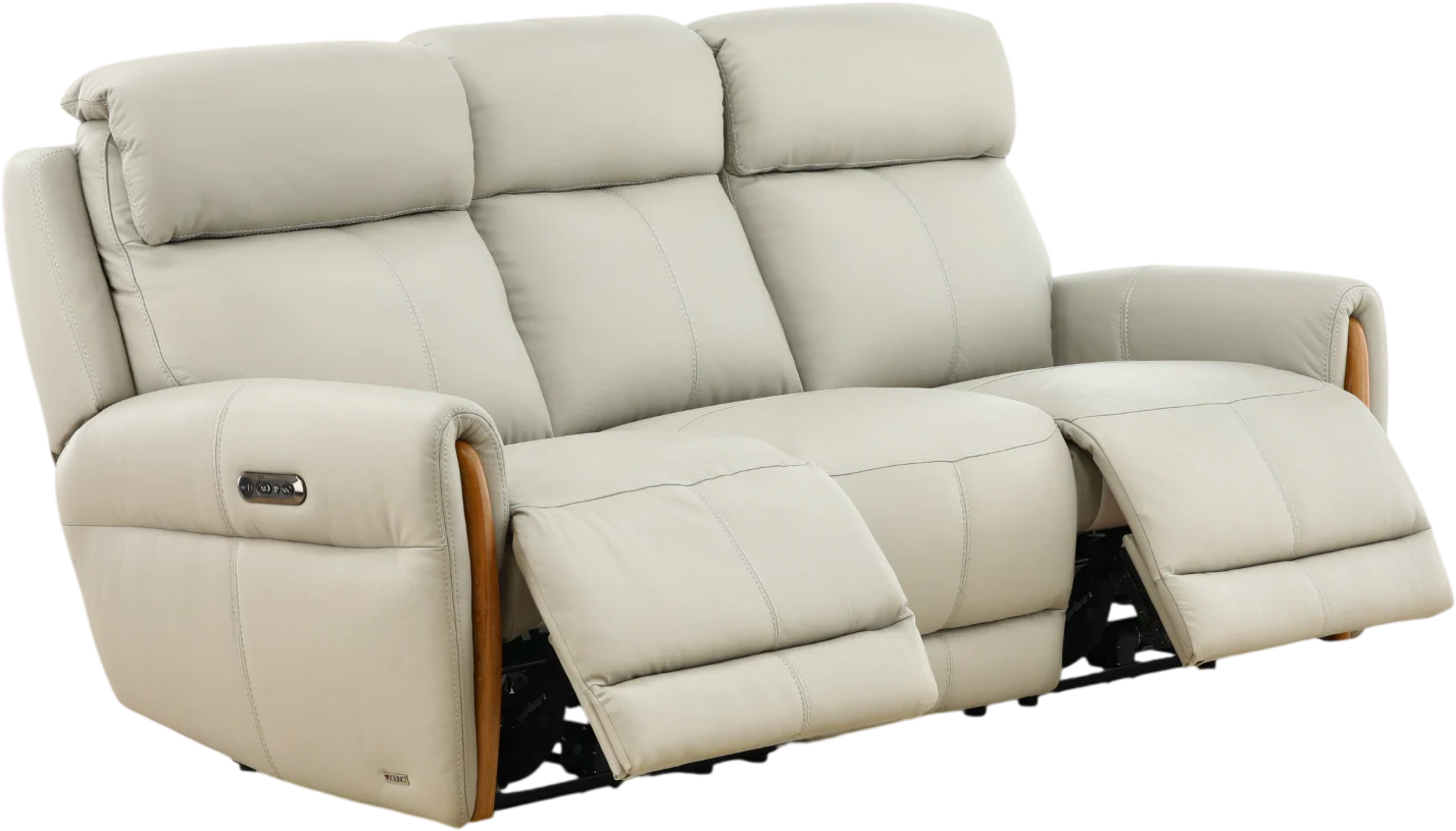 Yates Leather Power Reclining Sofa - Image 6