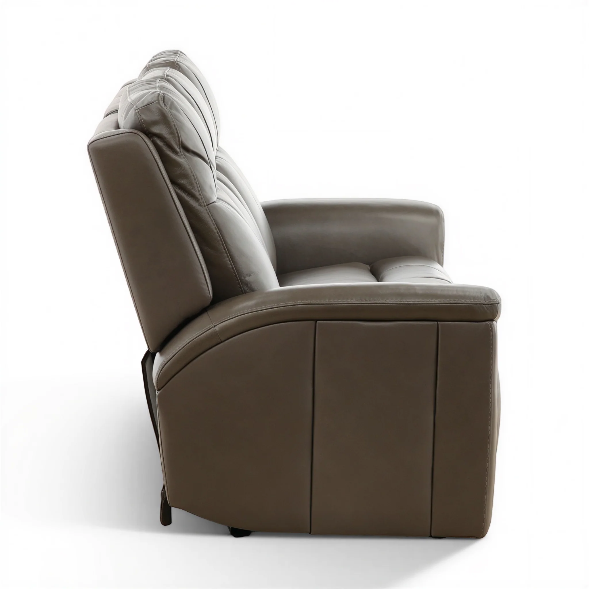 Flexsteel Trey Leather Power Reclining Sofa with Drop-Down Table - Image 10