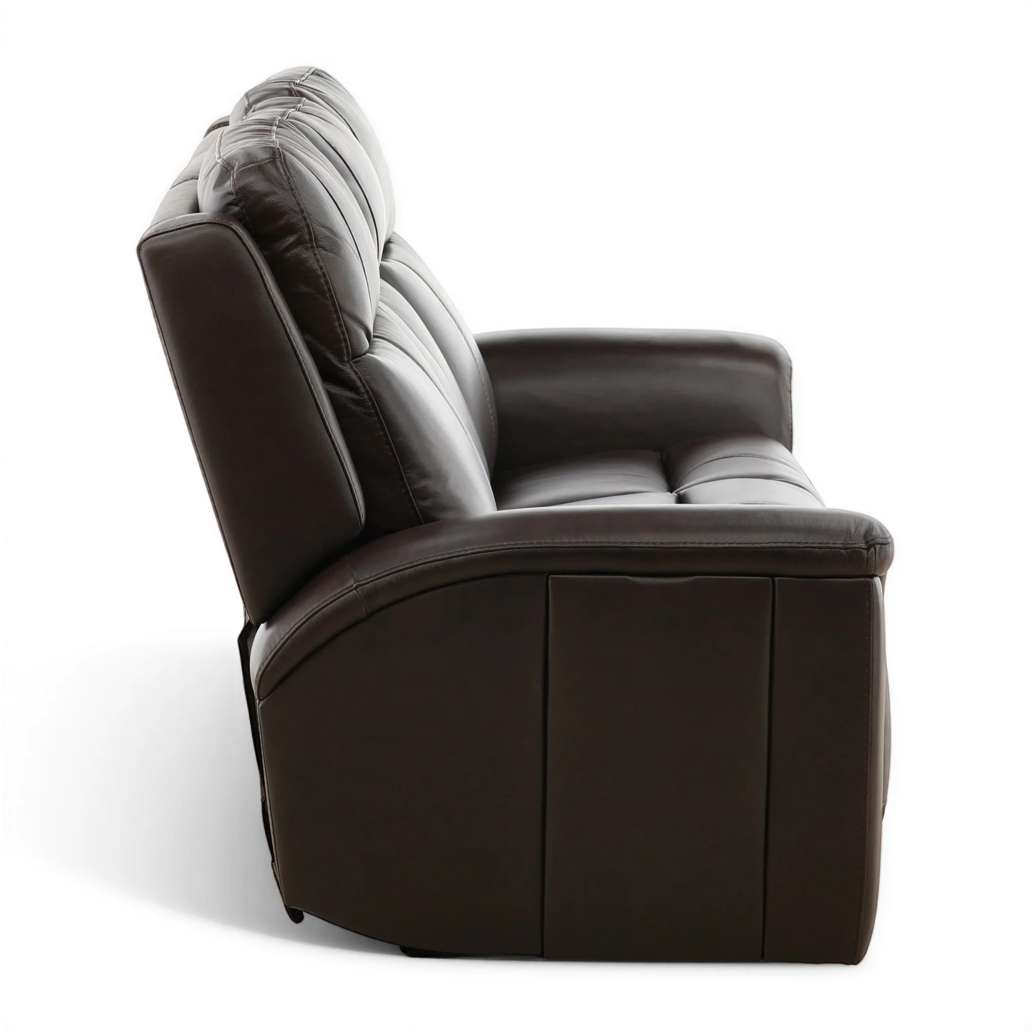 Flexsteel Trey Leather Power Reclining Sofa with Drop-Down Table - Image 26