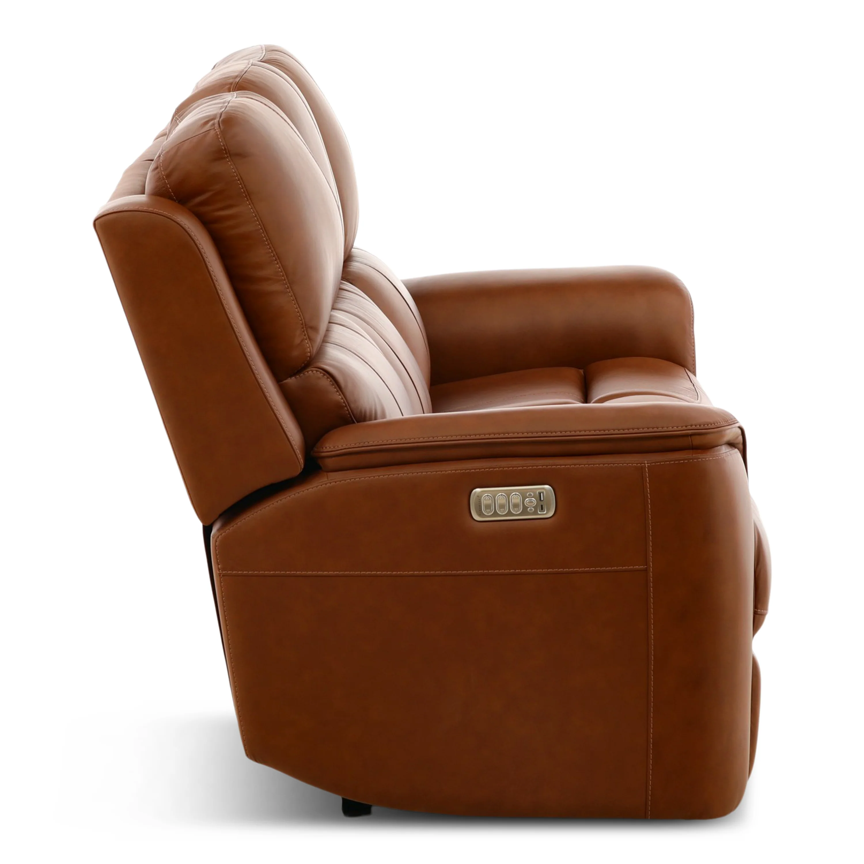 Flexsteel Karson Leather Power Reclining Sofa - Image 23