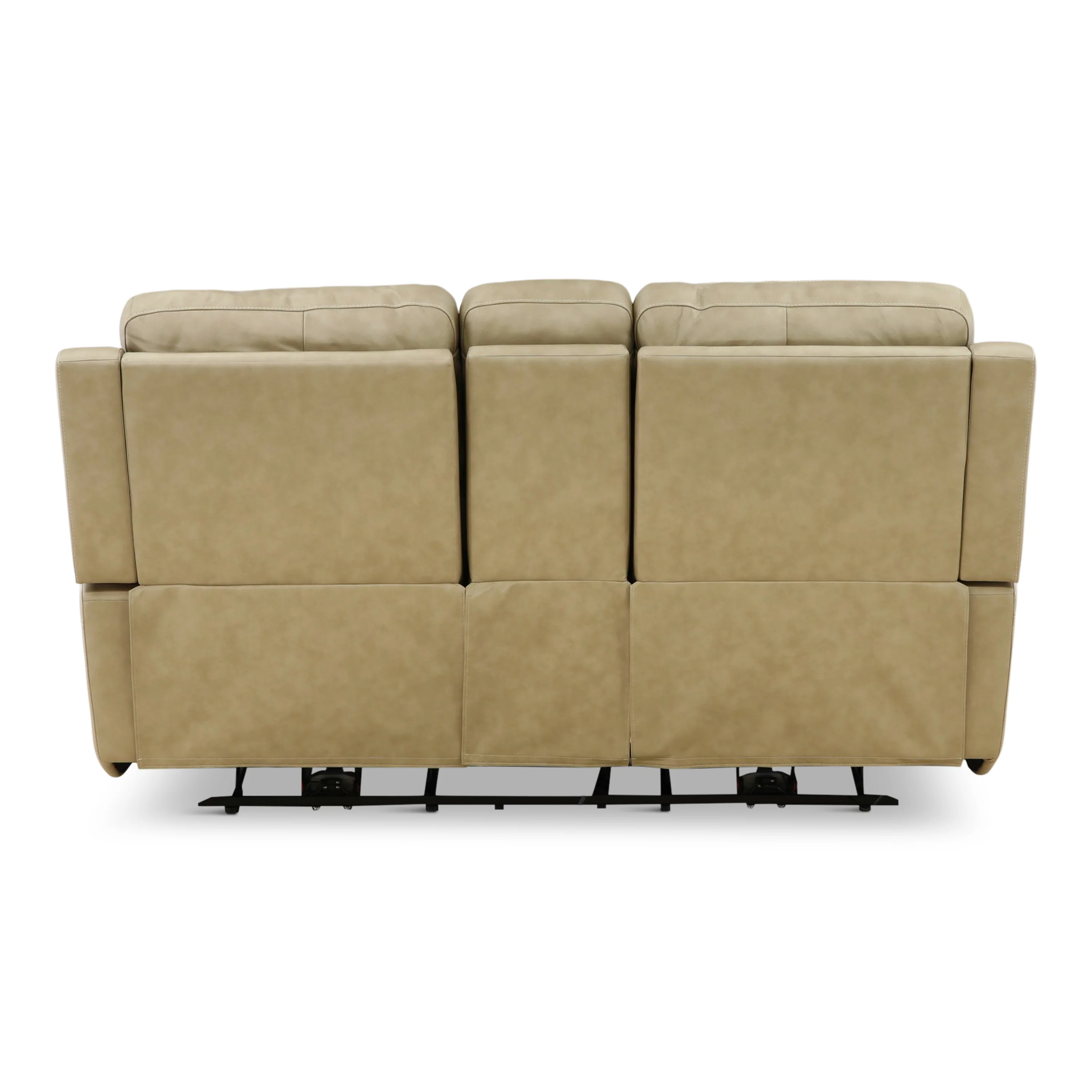 Flexsteel Karson Leather Power Reclining Console Loveseat - Image 53