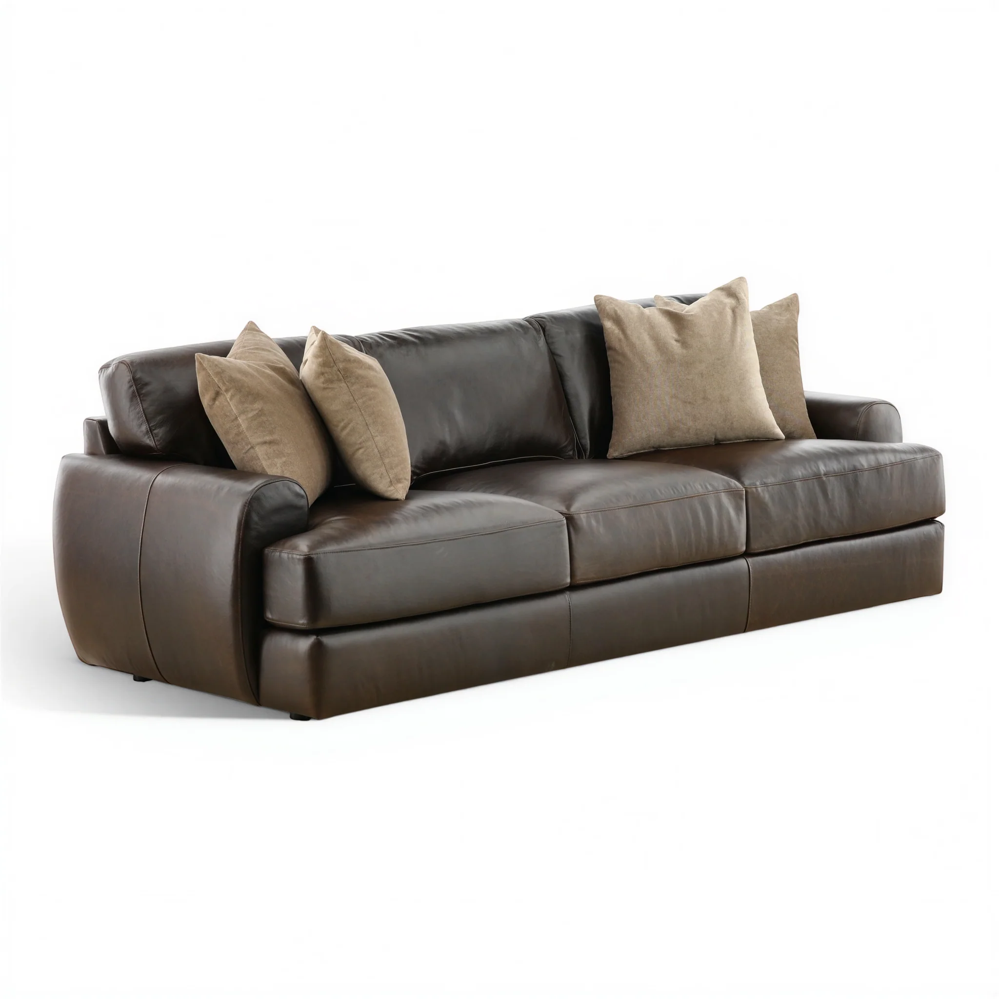 Cameron Leather Sofa - Image 3