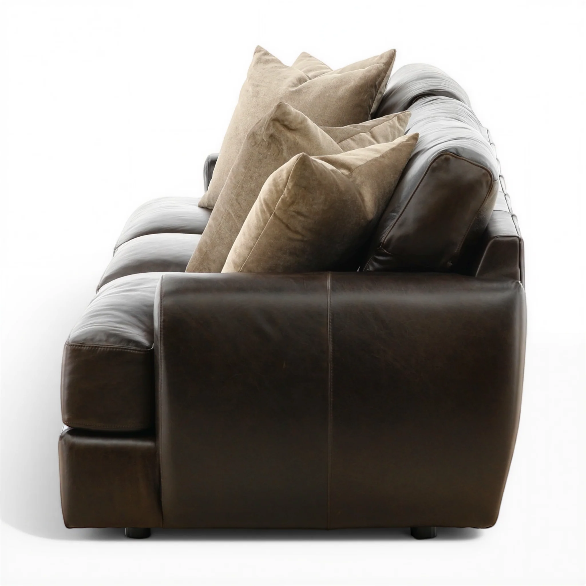 Cameron Leather Sofa - Image 5
