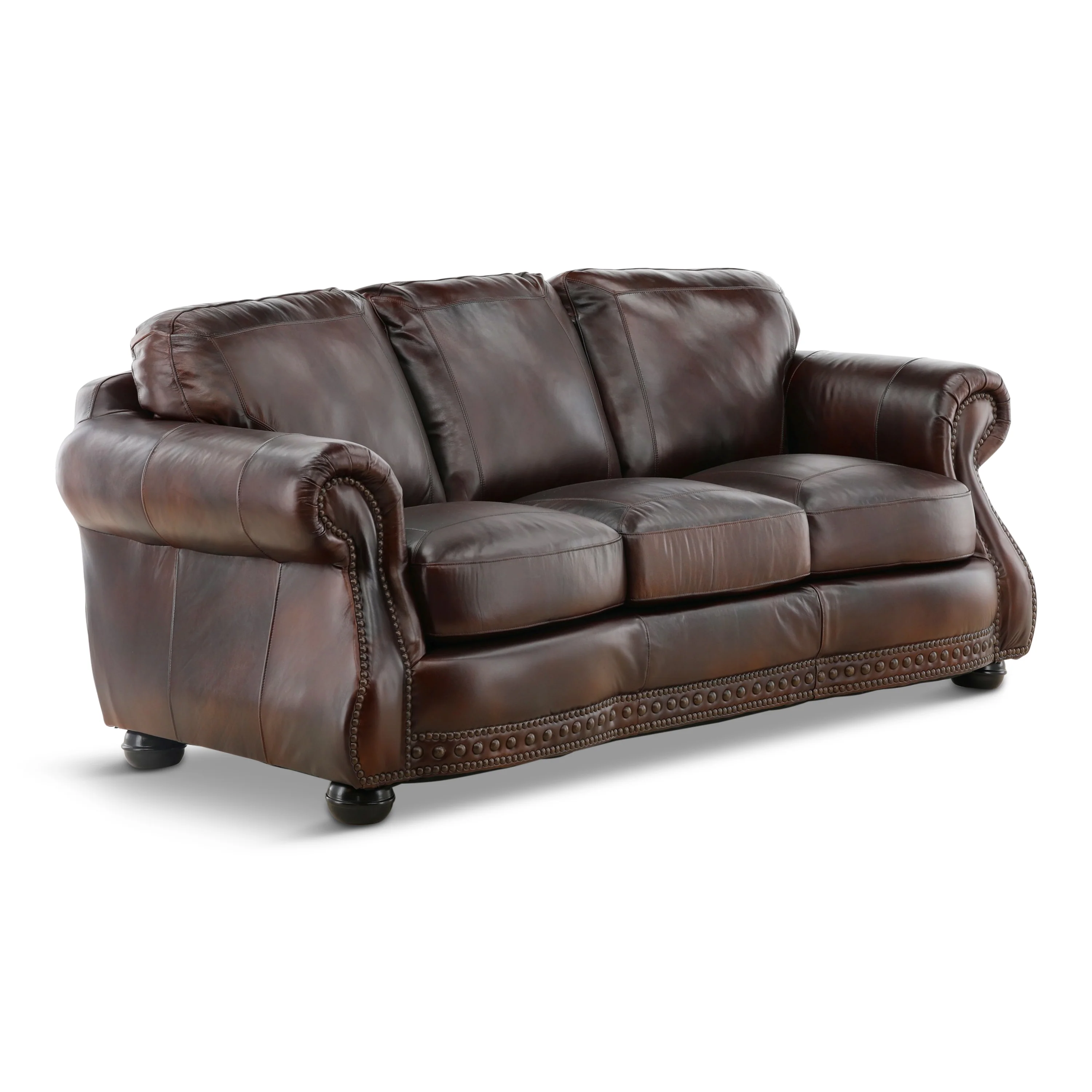 Leonard Leather Sofa - Image 3