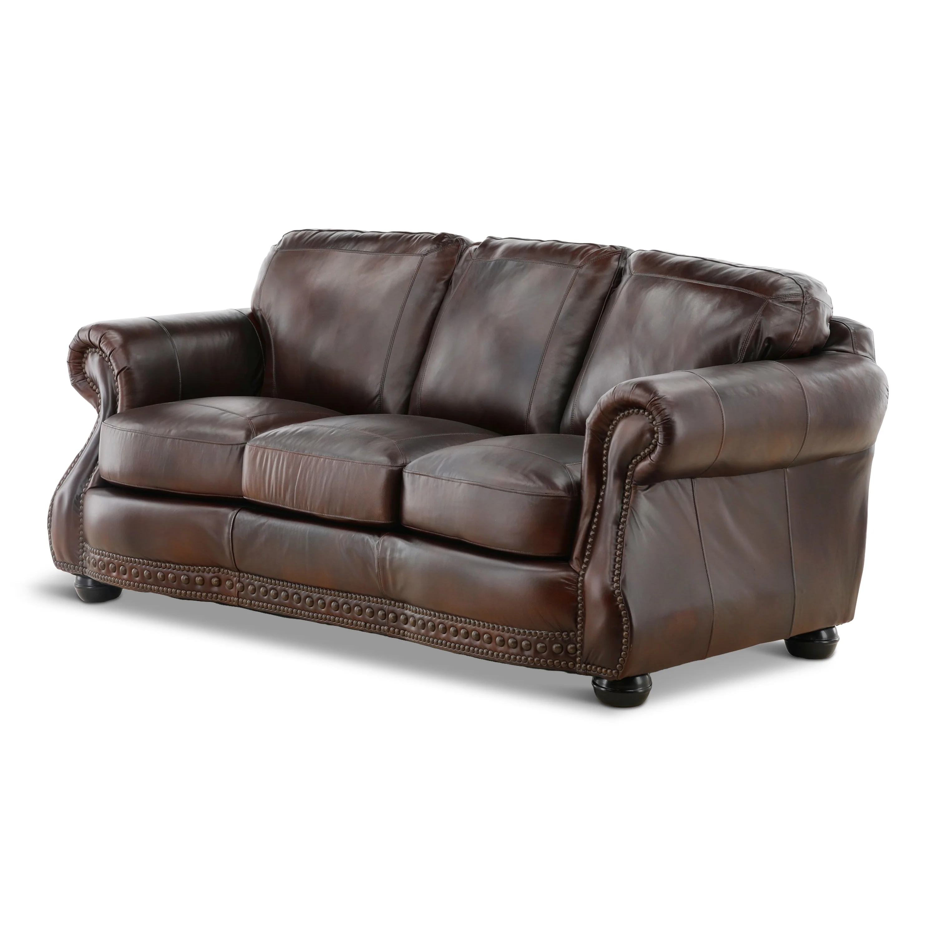 Leonard Leather Sofa - Image 4