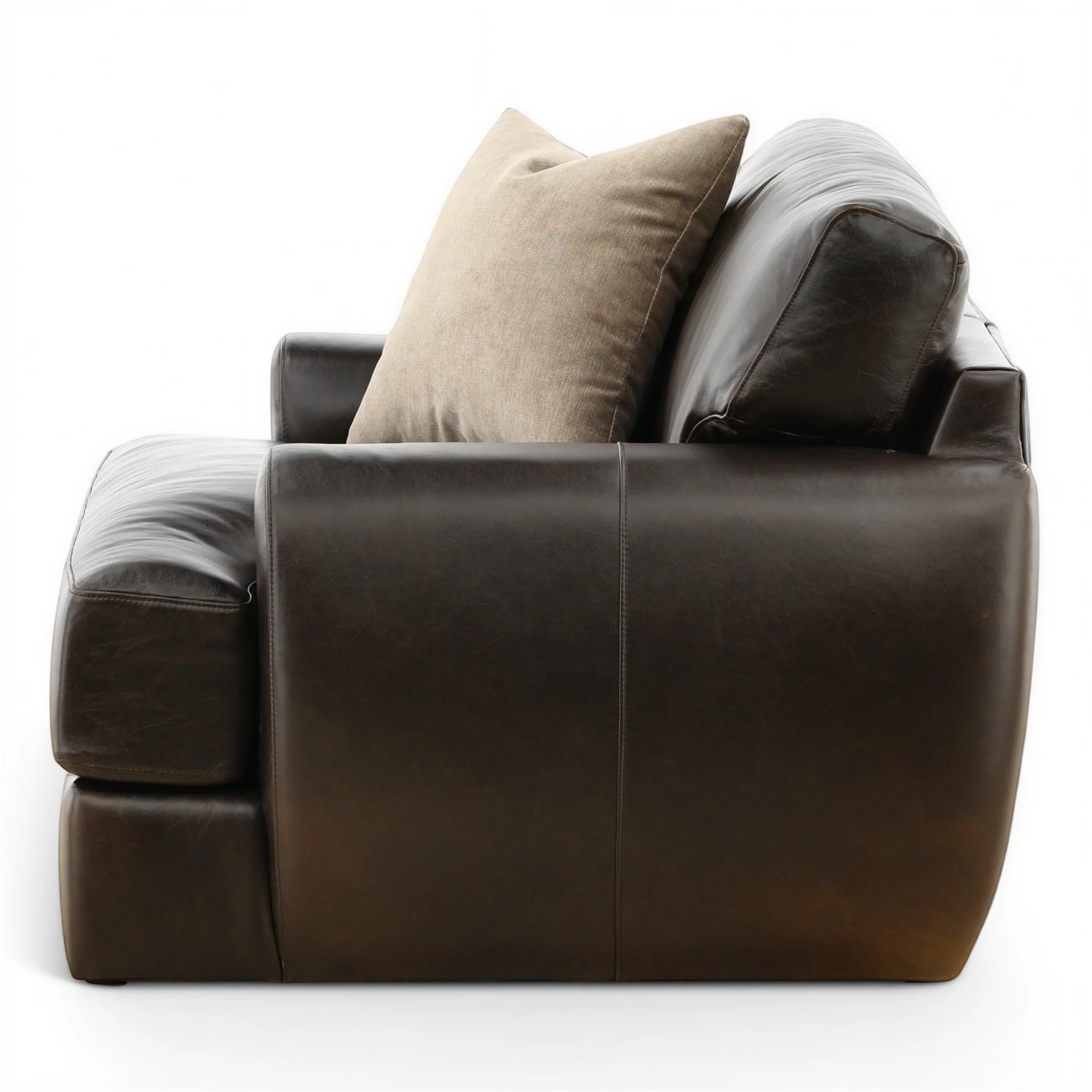 Cameron Leather Swivel Chair - Image 4