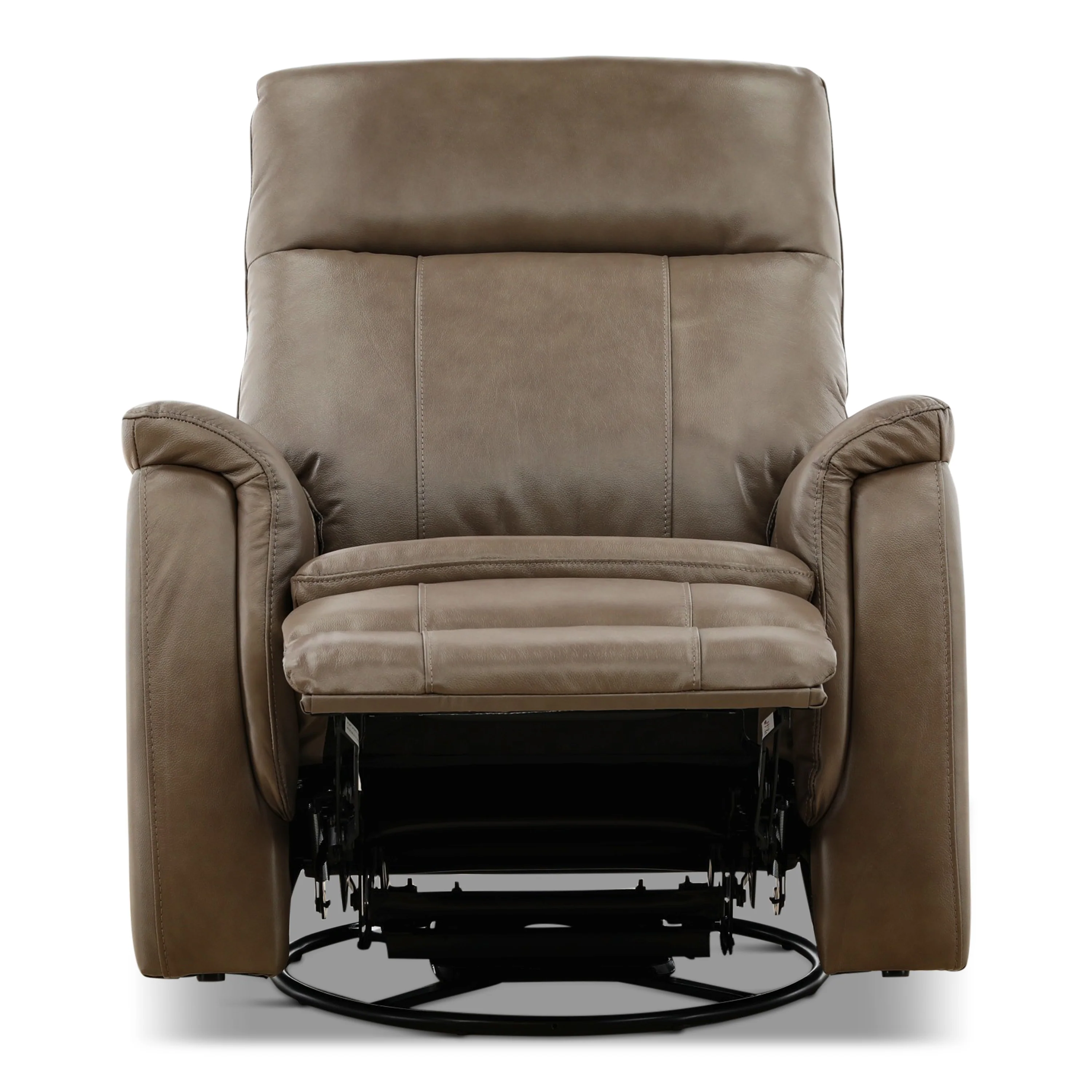 Madrid Leather Swivel Glider Recliner - Image 2