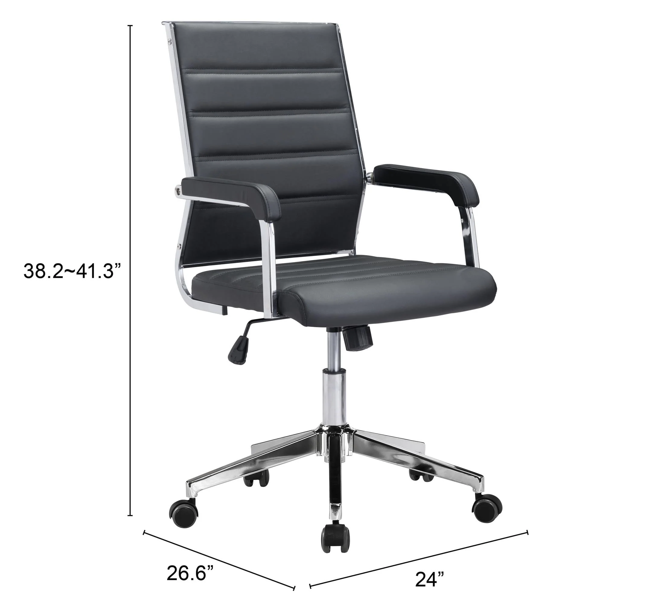 Liderato Office Chair Black - Image 3