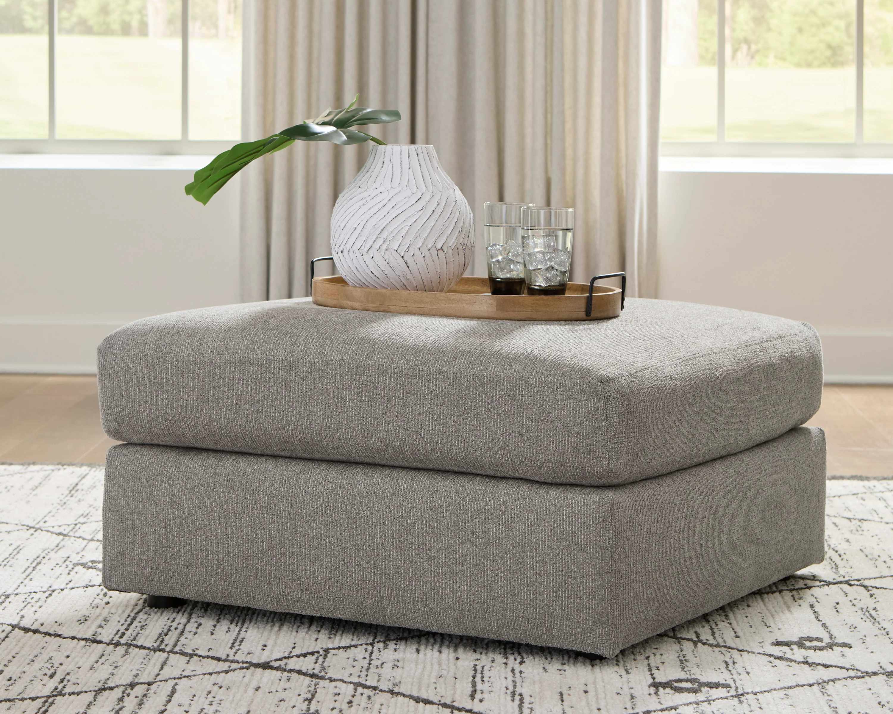 Lindon Oversized Accent Ottoman - Image 2