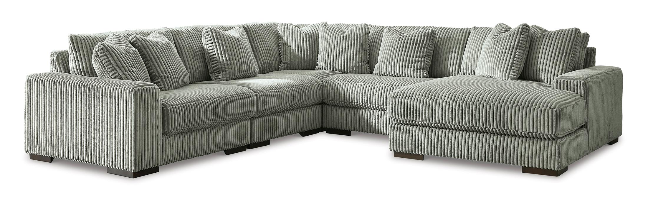 Lindyn 5-Piece Fog Sectional with Chaise - Image 2