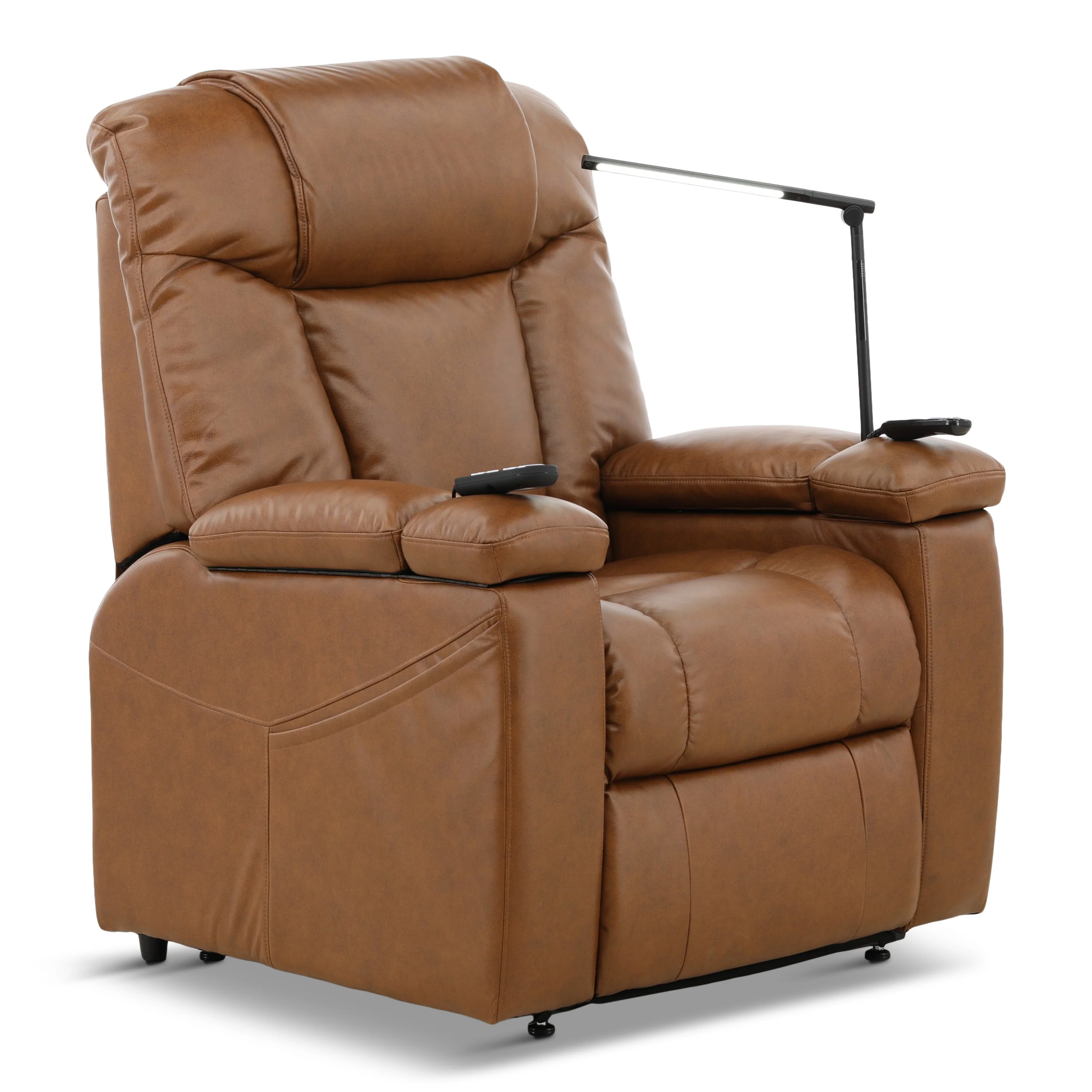 Livingston Leather Power Lift Recliner - Image 10