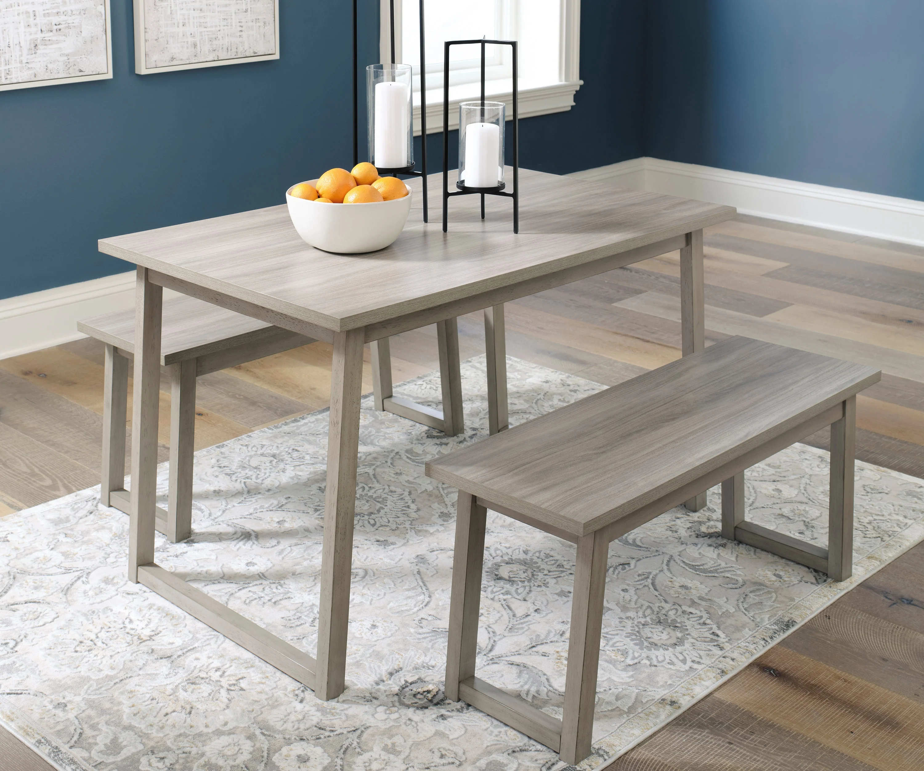 Loratti Dining Table and Benches (Set of 3) - Image 5