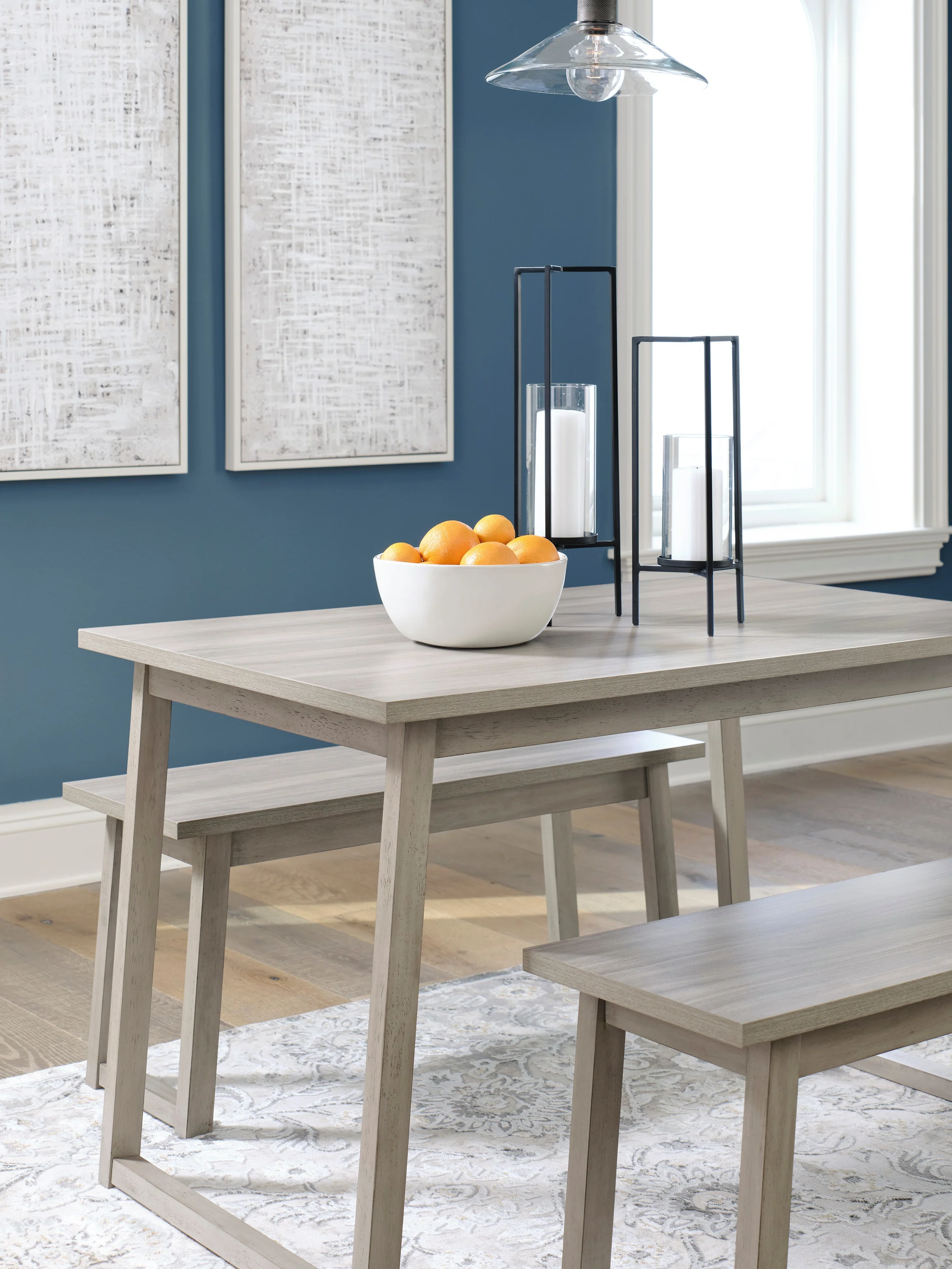 Loratti Dining Table and Benches (Set of 3) - Image 6