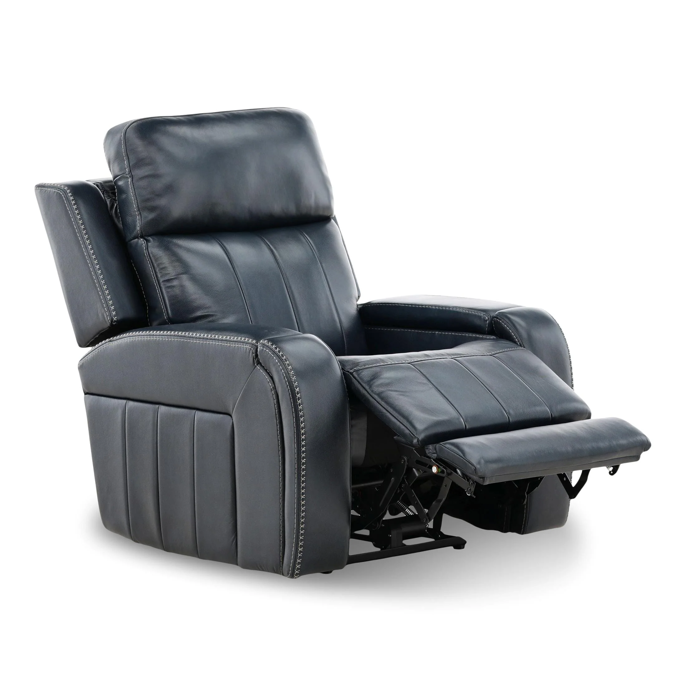 Hampton Leather Home Theater Power Recliner - Image 5