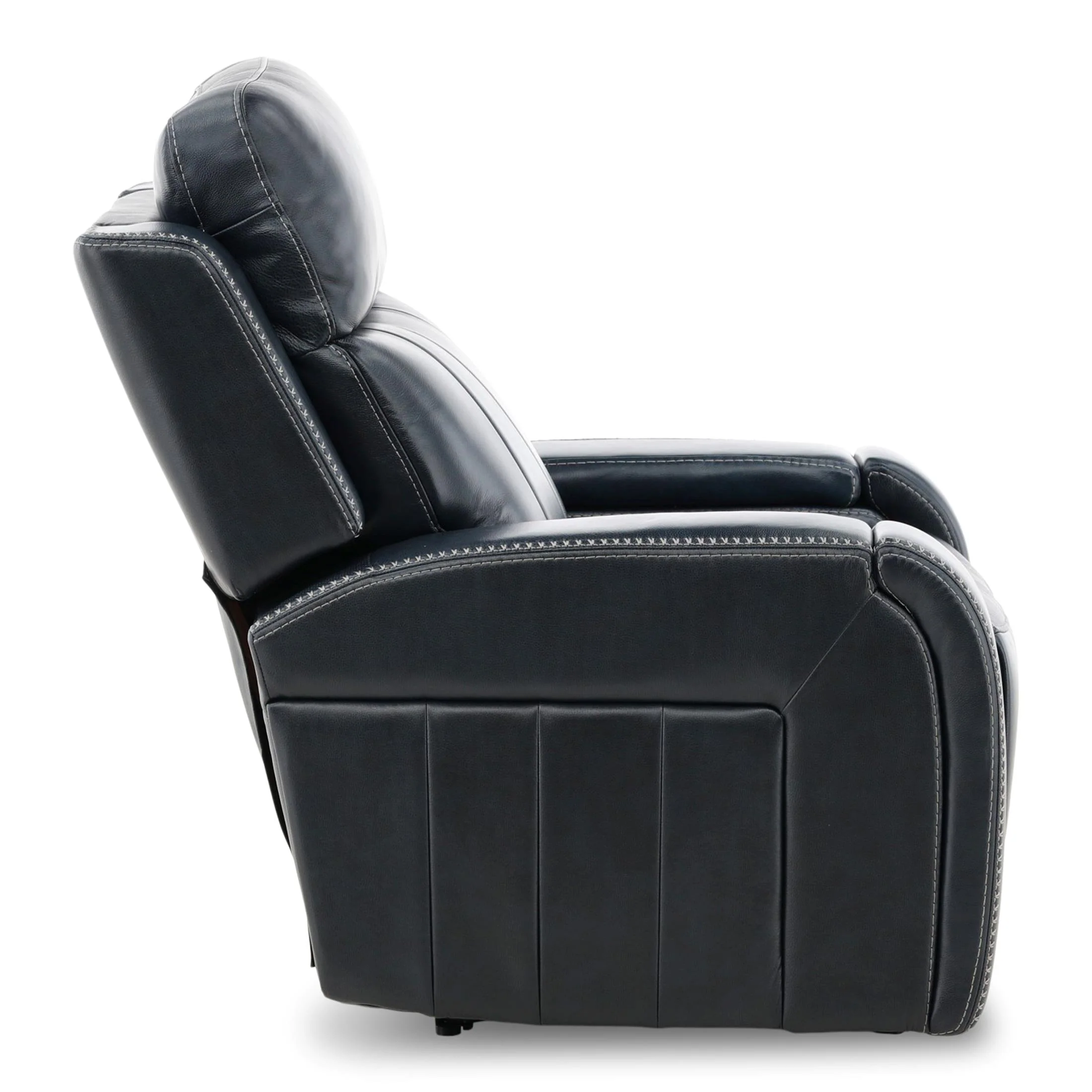 Hampton Leather Home Theater Power Recliner - Image 8