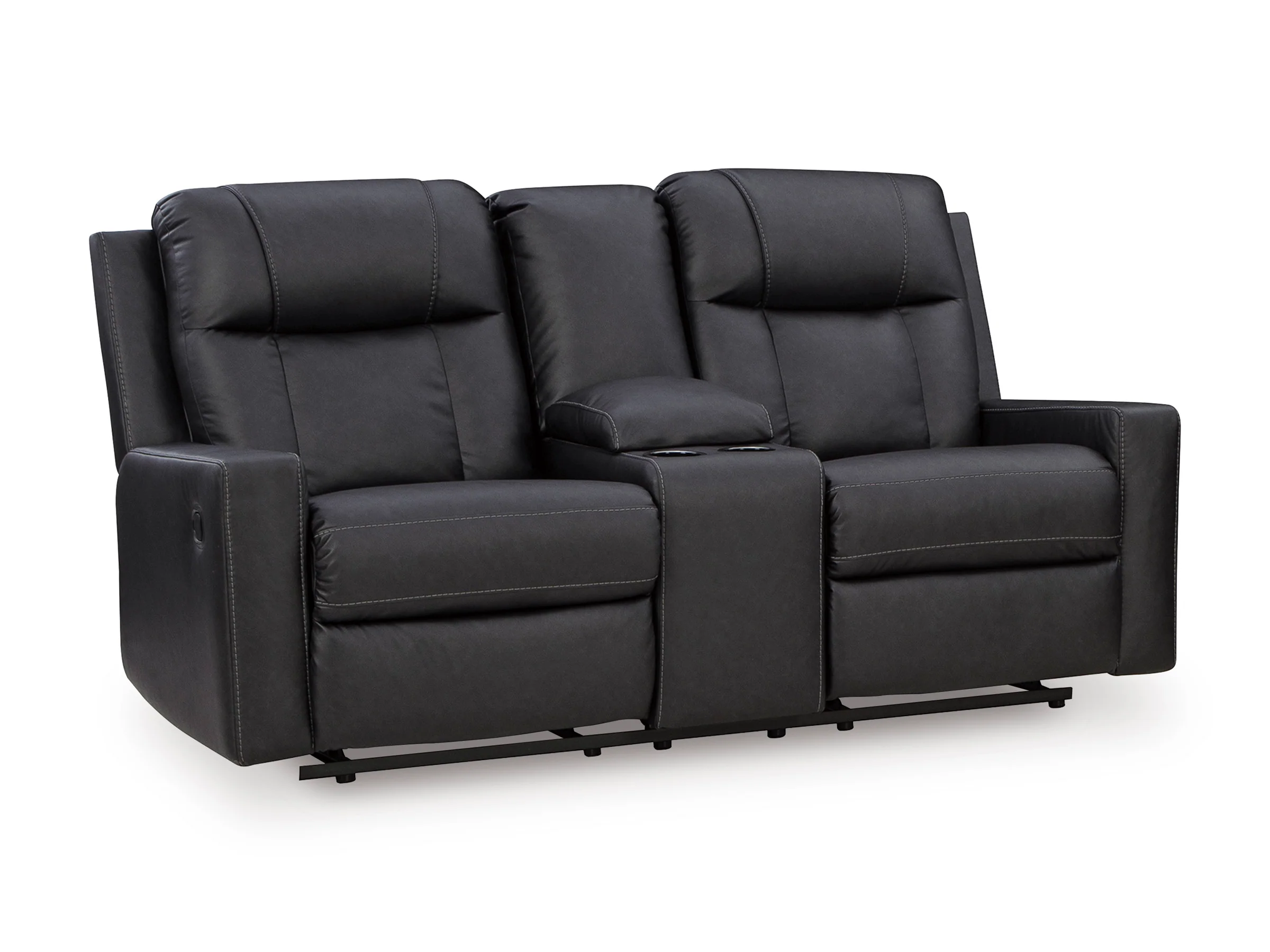 Mackmenville Double Reclining Console Loveseat - Image 4