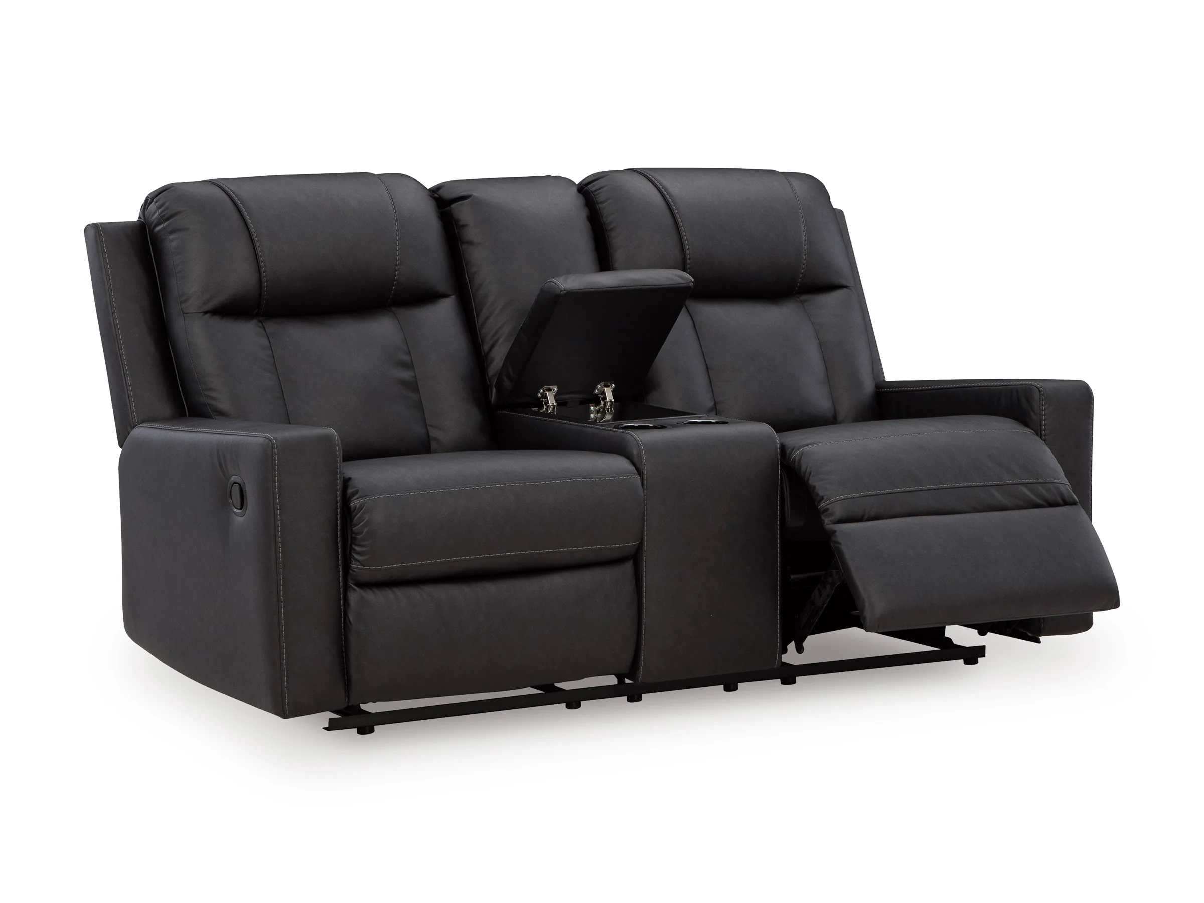 Mackmenville Double Reclining Console Loveseat - Image 5