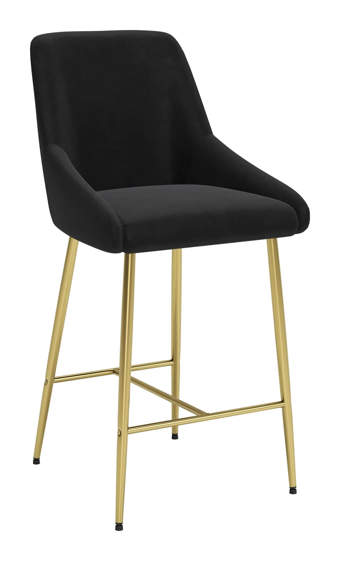 Madelaine Counter Stool Black & Gold - Image 5