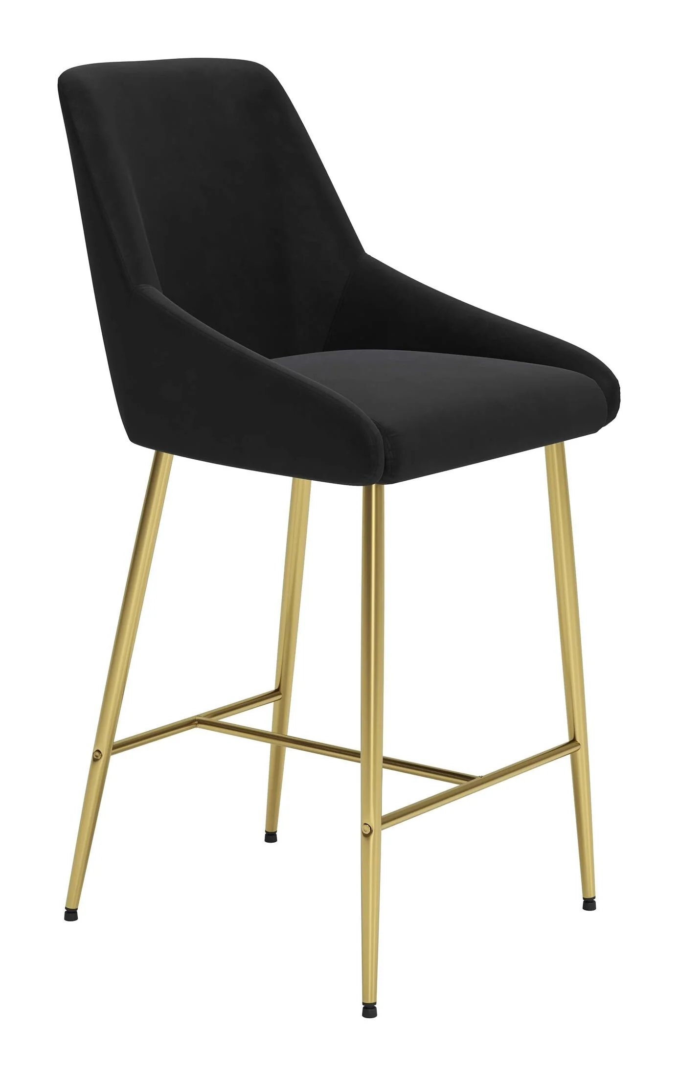 Madelaine Counter Stool Black & Gold - Image 9