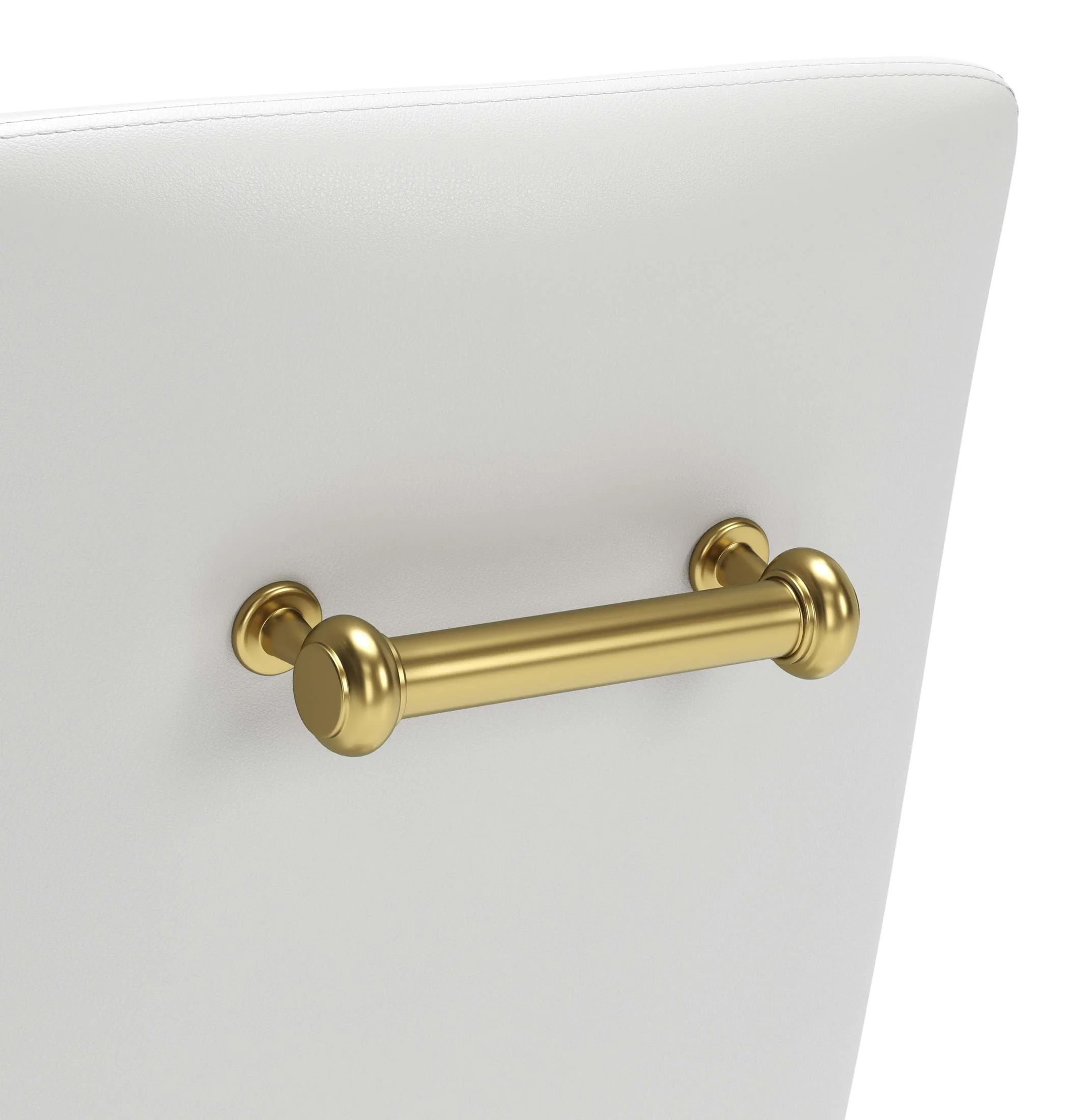 Madelaine Counter Stool White & Gold - Image 9