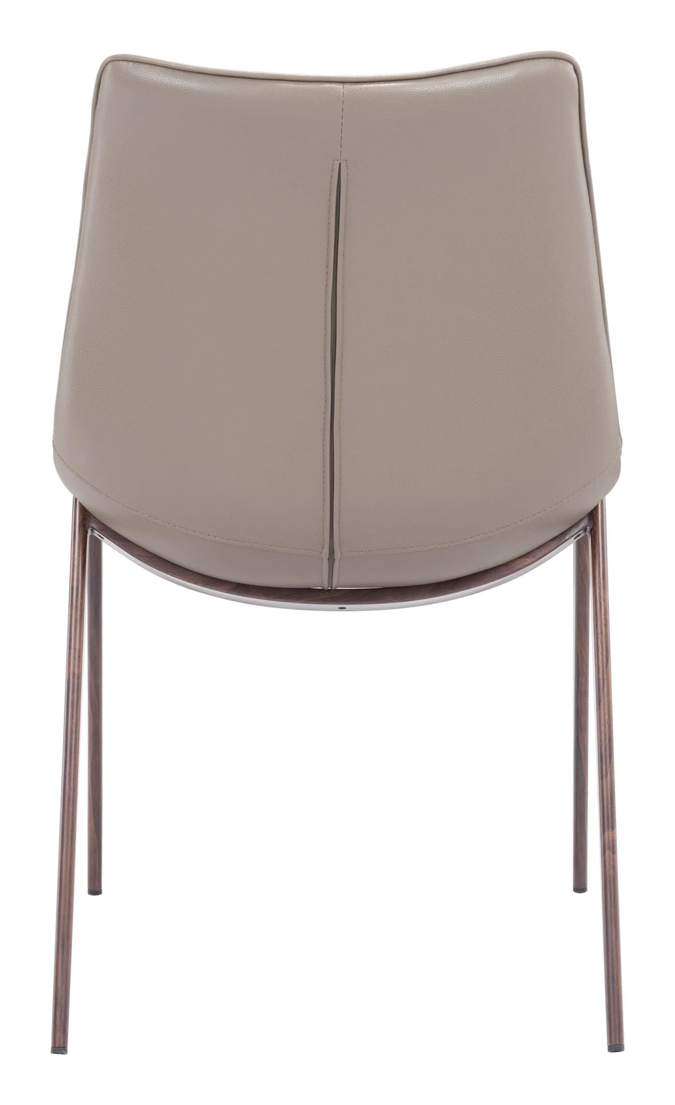 Magnus Dining Chair (Set of 2) Brown & Walnut - Image 8