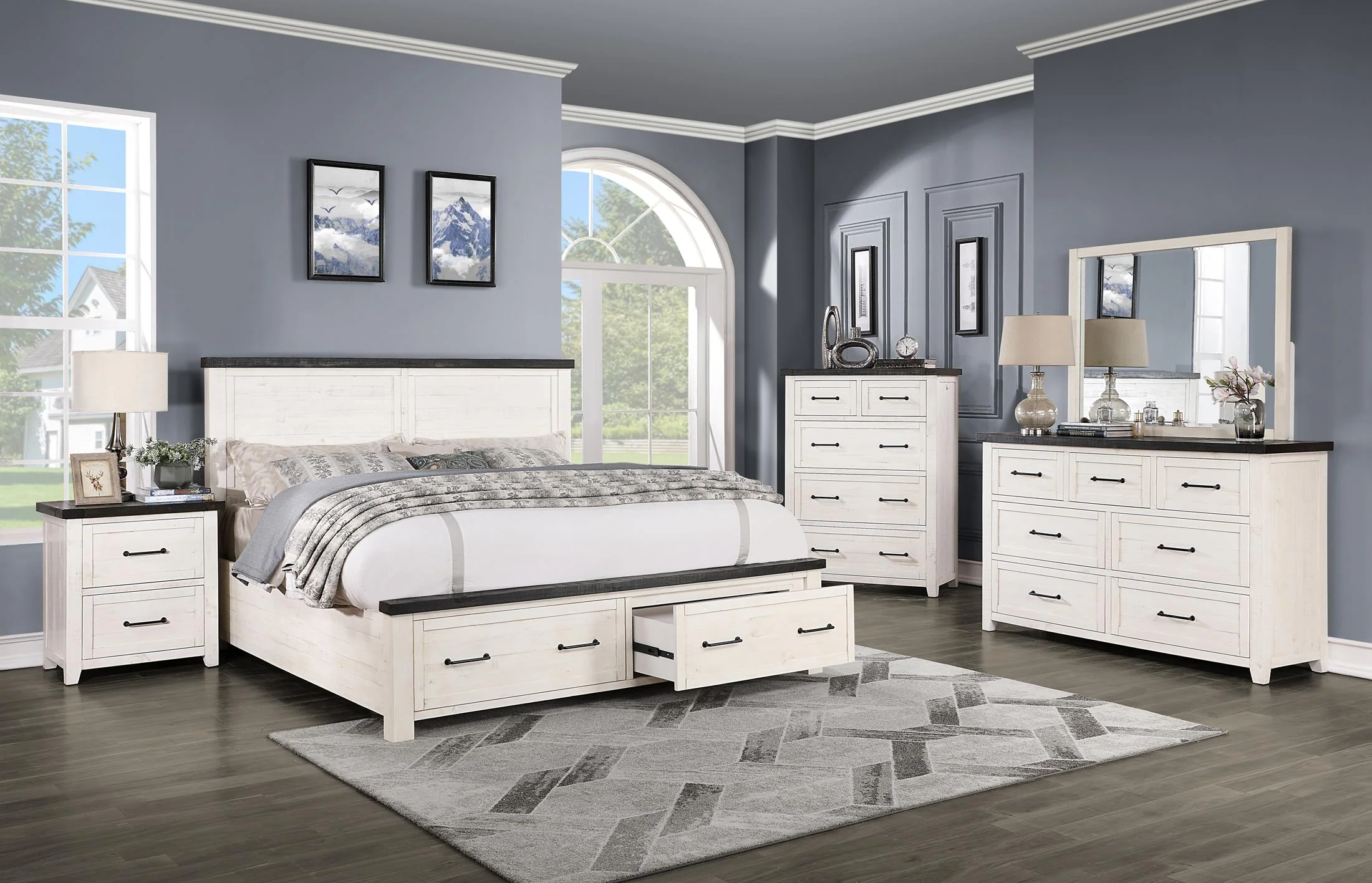 Manadal 5-piece Storage Bedroom - Image 2
