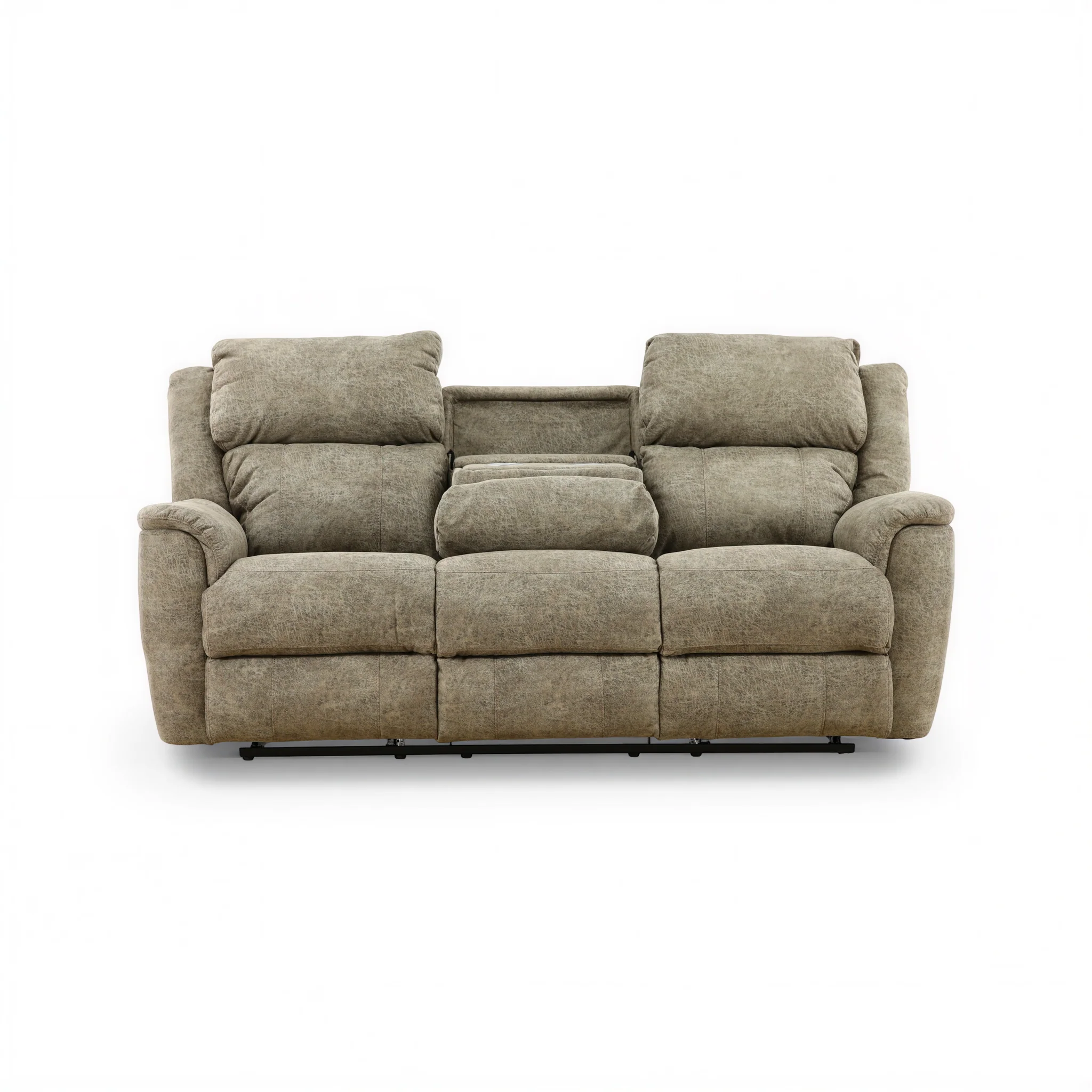 Woodley Reclining Sofa with Drop-Down Table - Image 4