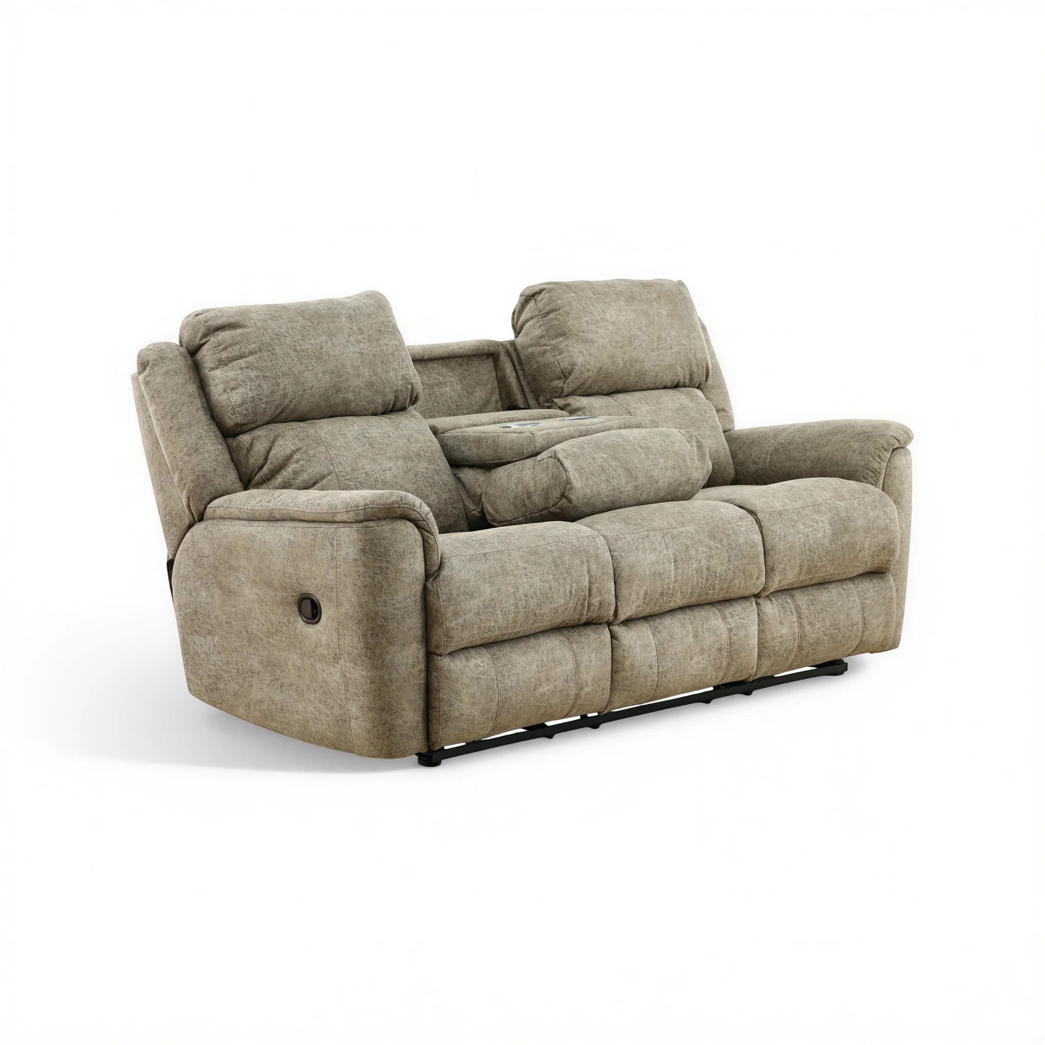 Woodley Reclining Sofa with Drop-Down Table - Image 6