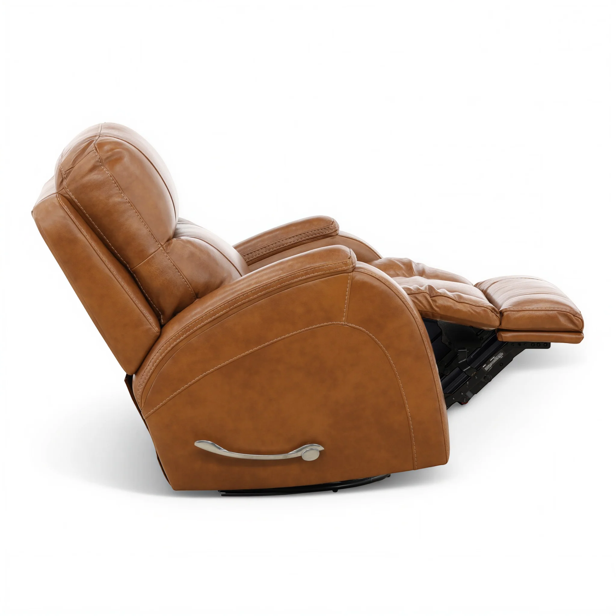 Tango Leather Swivel Glider Recliner - Image 8