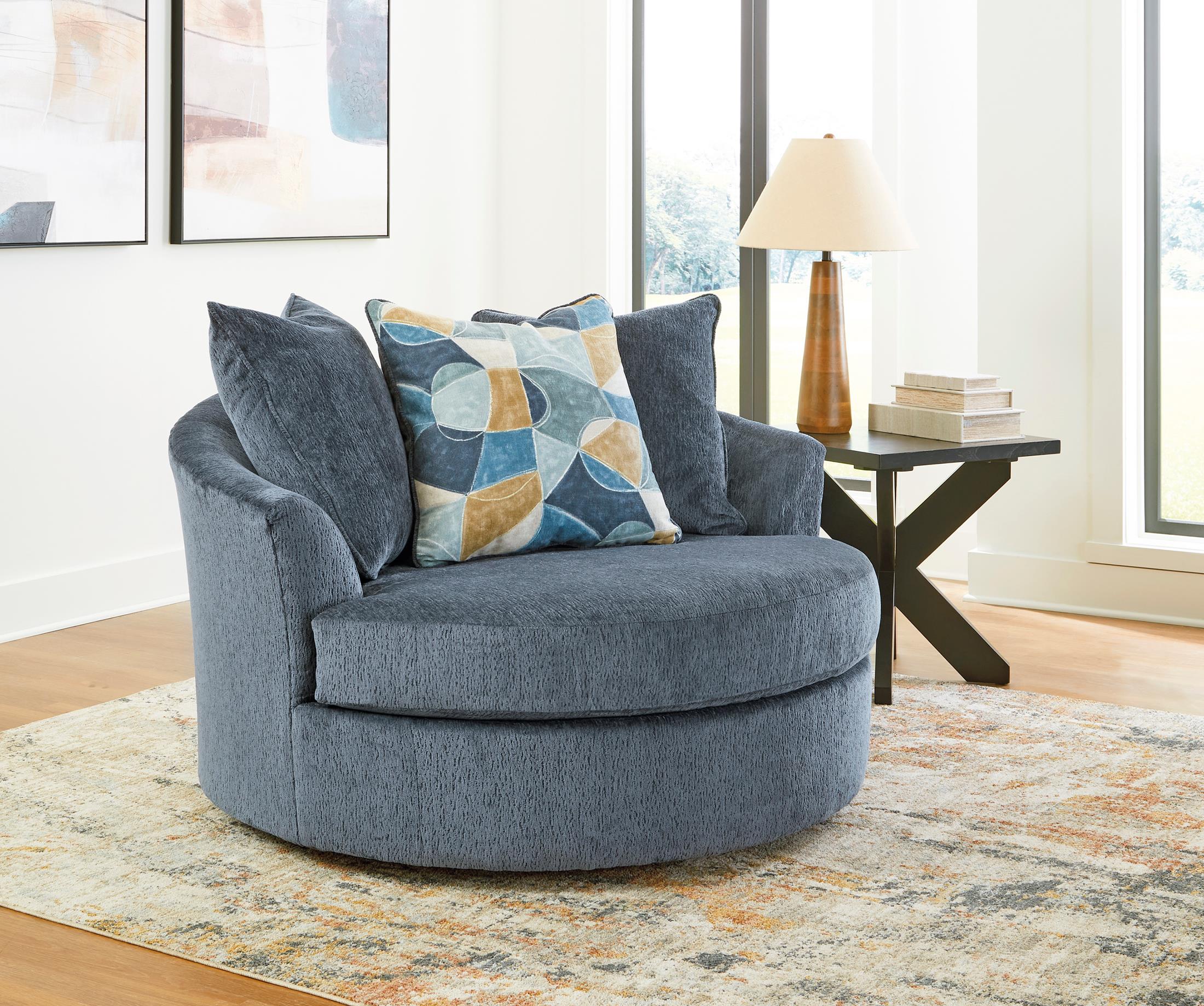 Maxon Place Oversized Swivel Accent Chair - Image 3