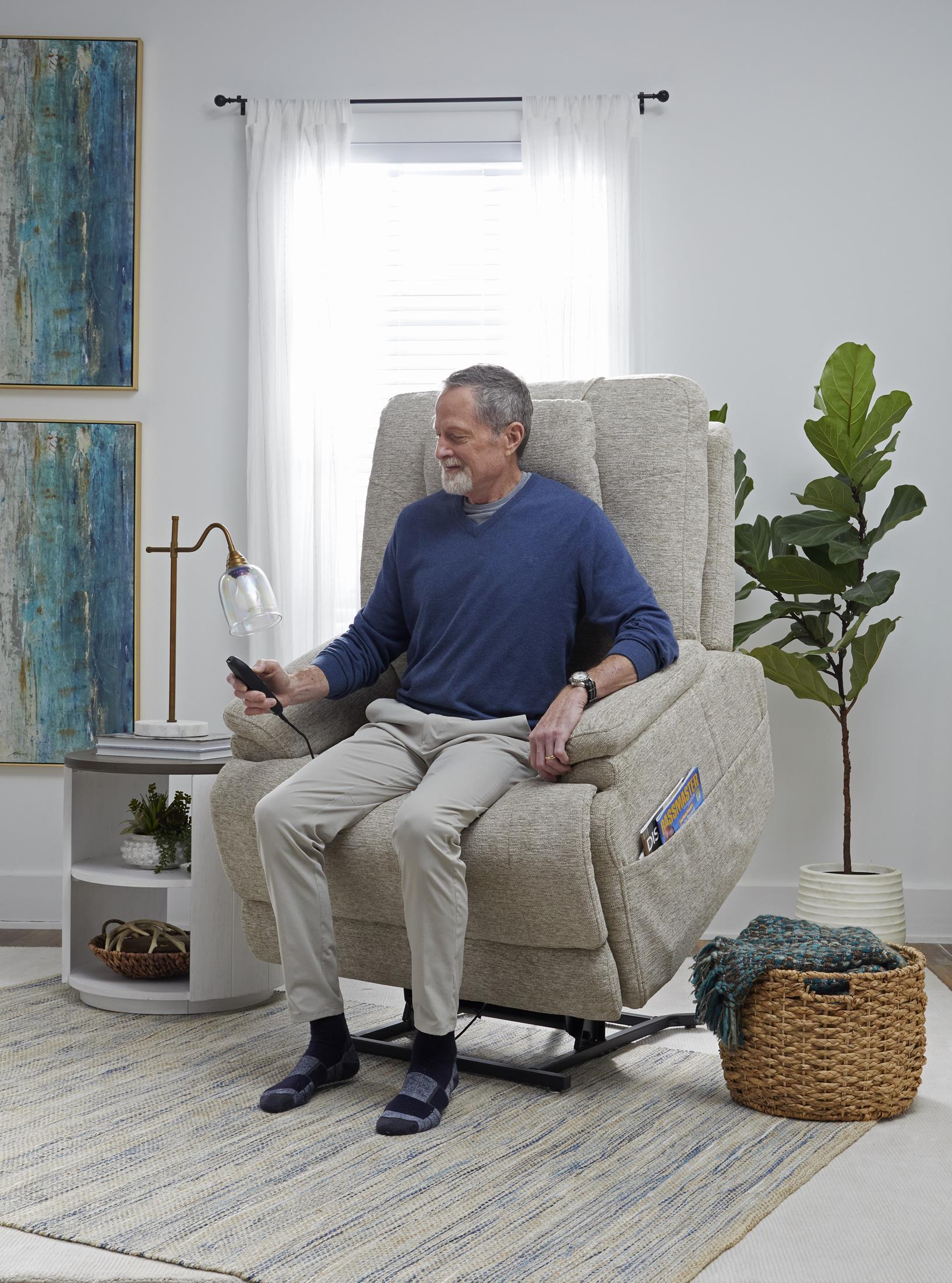 Zecliner Model 2 Plus Power Lift Recliner with Heat and Massage - Image 13