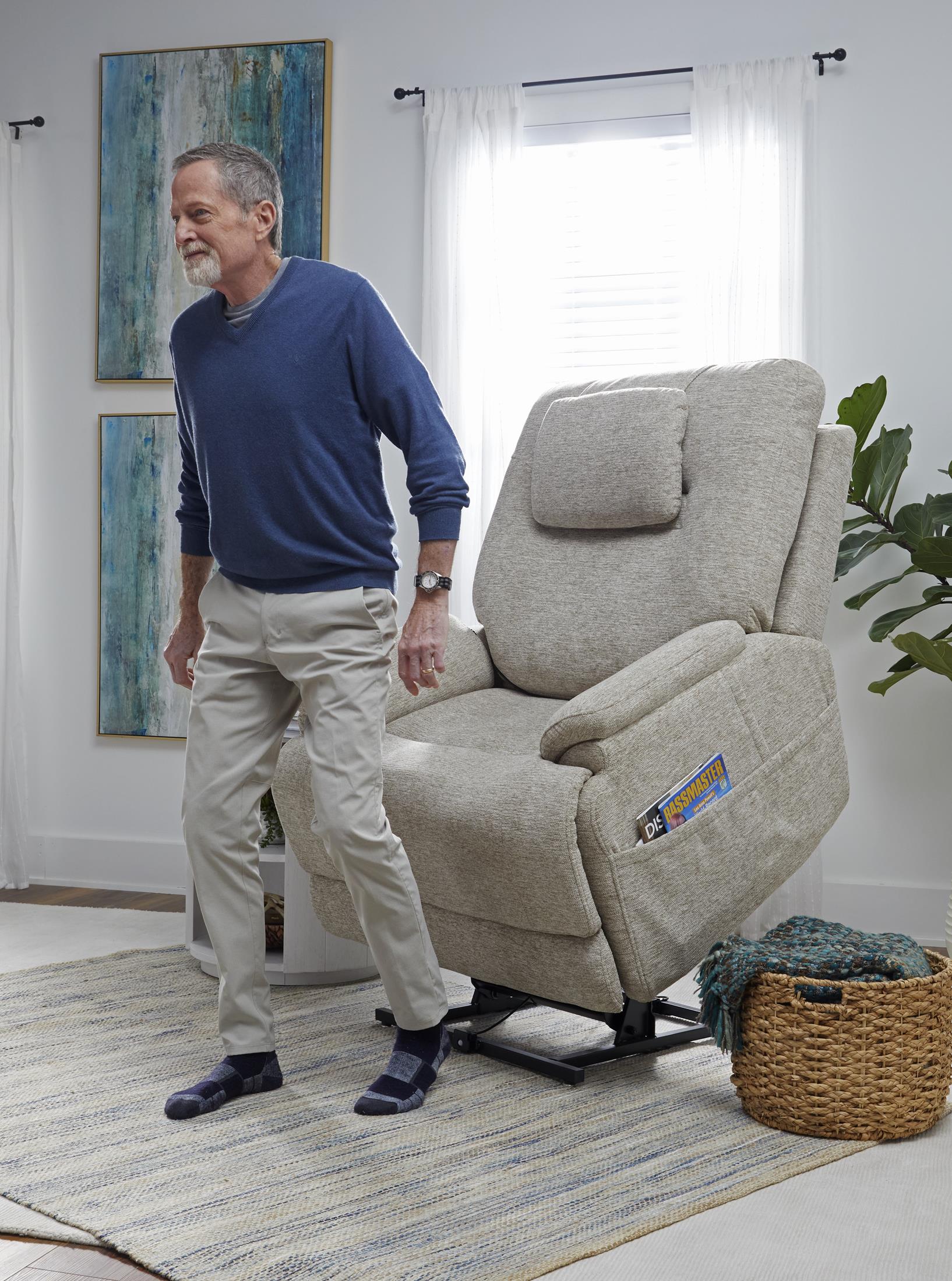 Zecliner Model 2 Plus Power Lift Recliner with Heat and Massage - Image 14
