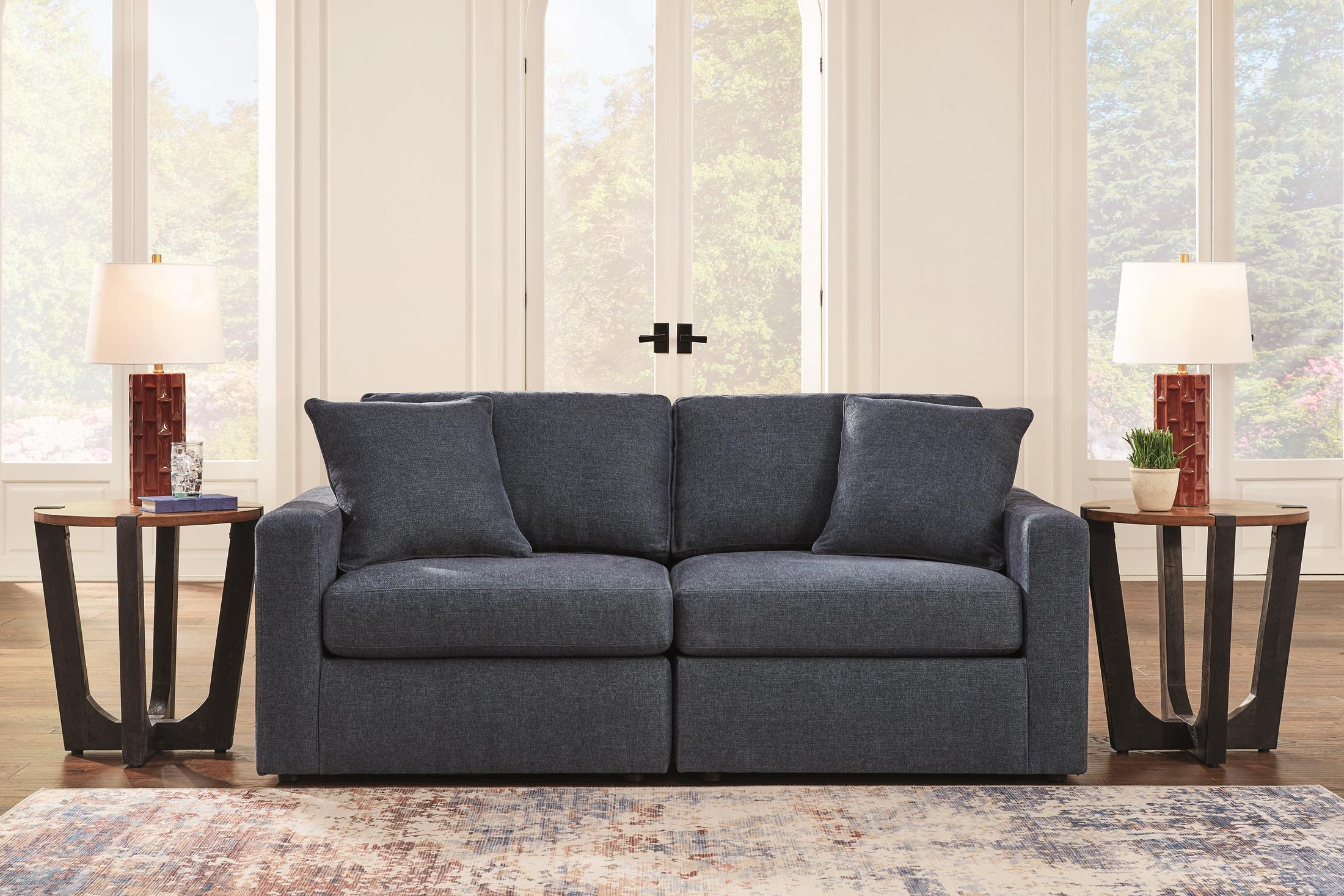 Ashley Modmax 2-Piece Modular Next-Gen Nuvella™ Performance Fabric Loveseat - Image 11