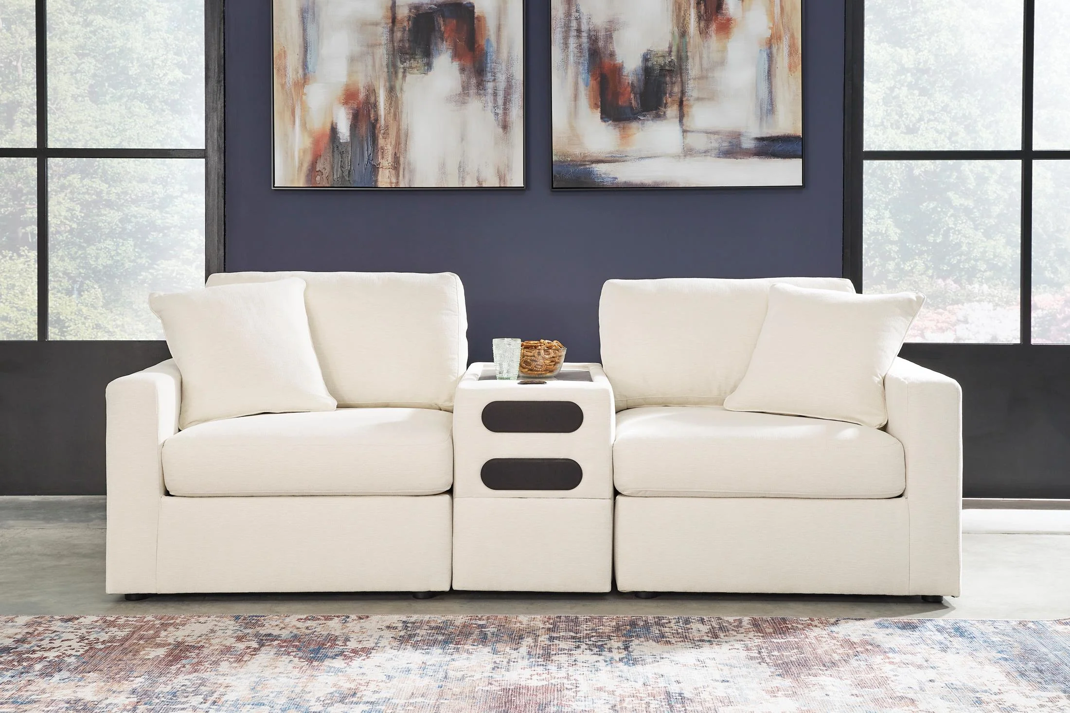 Modmax 3-Piece Loveseat with Audio Console - Image 5