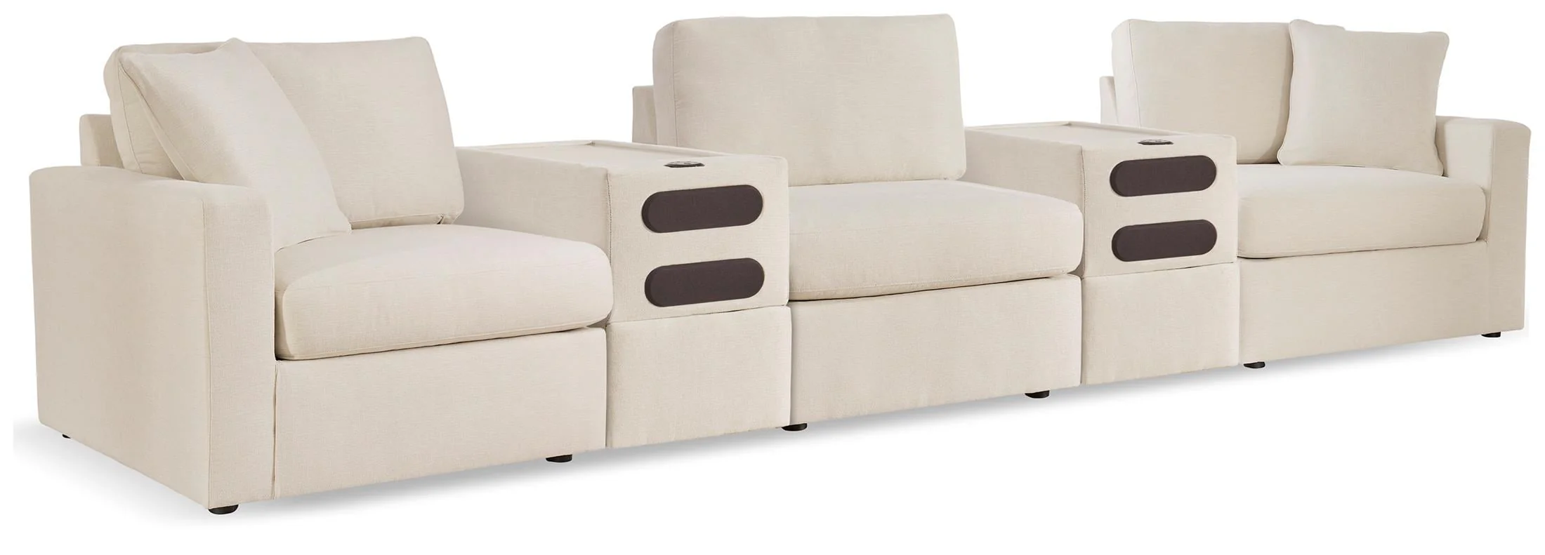 Modmax 5-Piece Sectional with Double Audio Console - Image 2