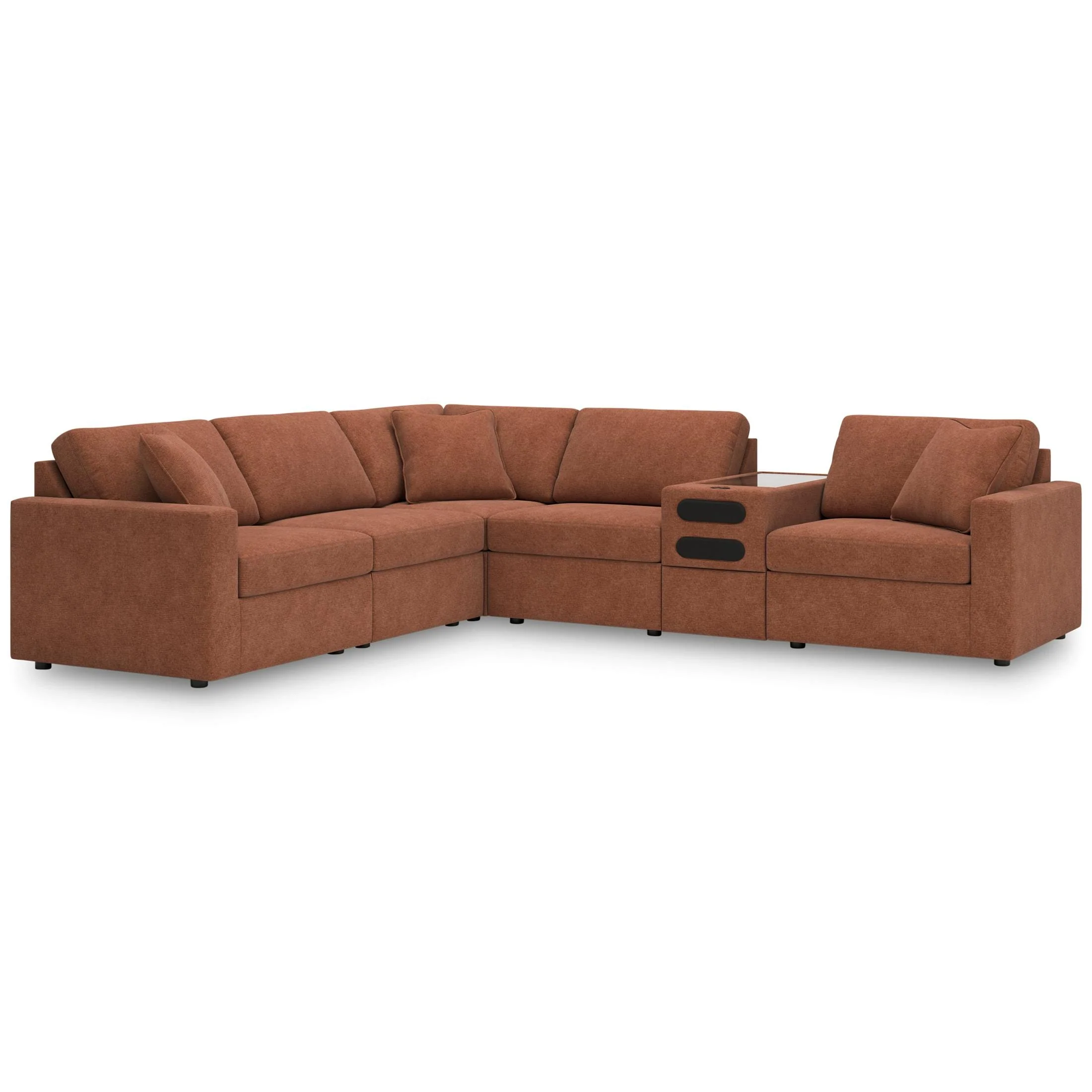 Modmax 6-Piece Sectional with Audio Console - Image 3