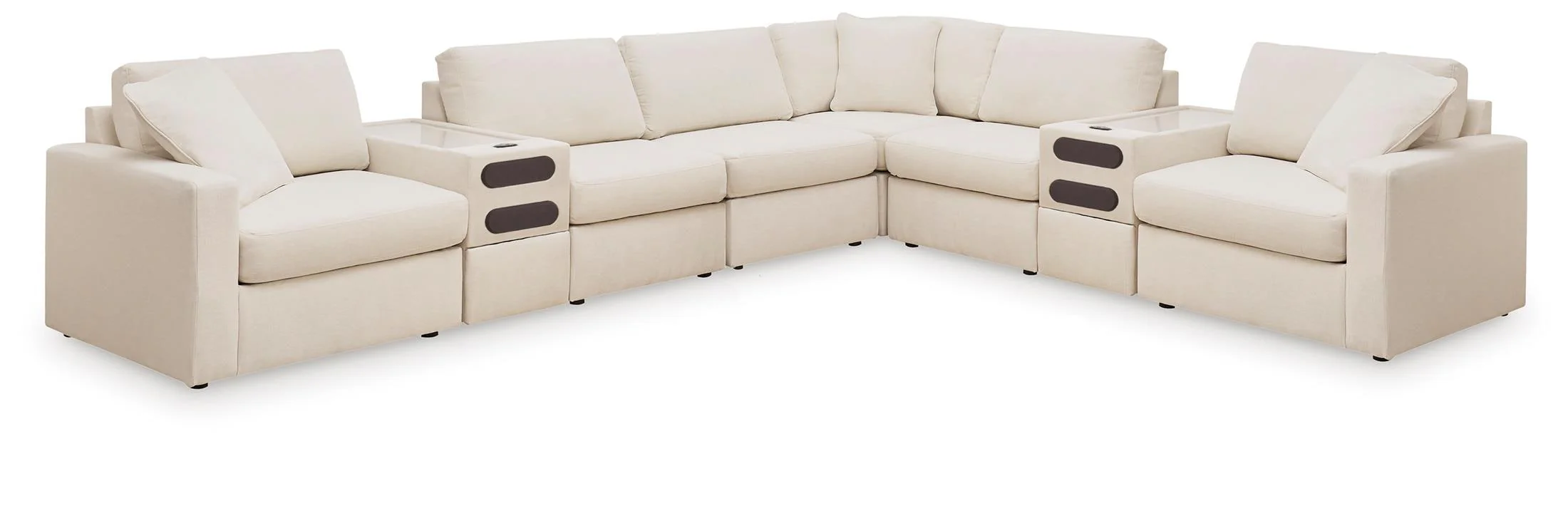 Modmax 8-Piece Sectional with Double Audio Console - Image 5