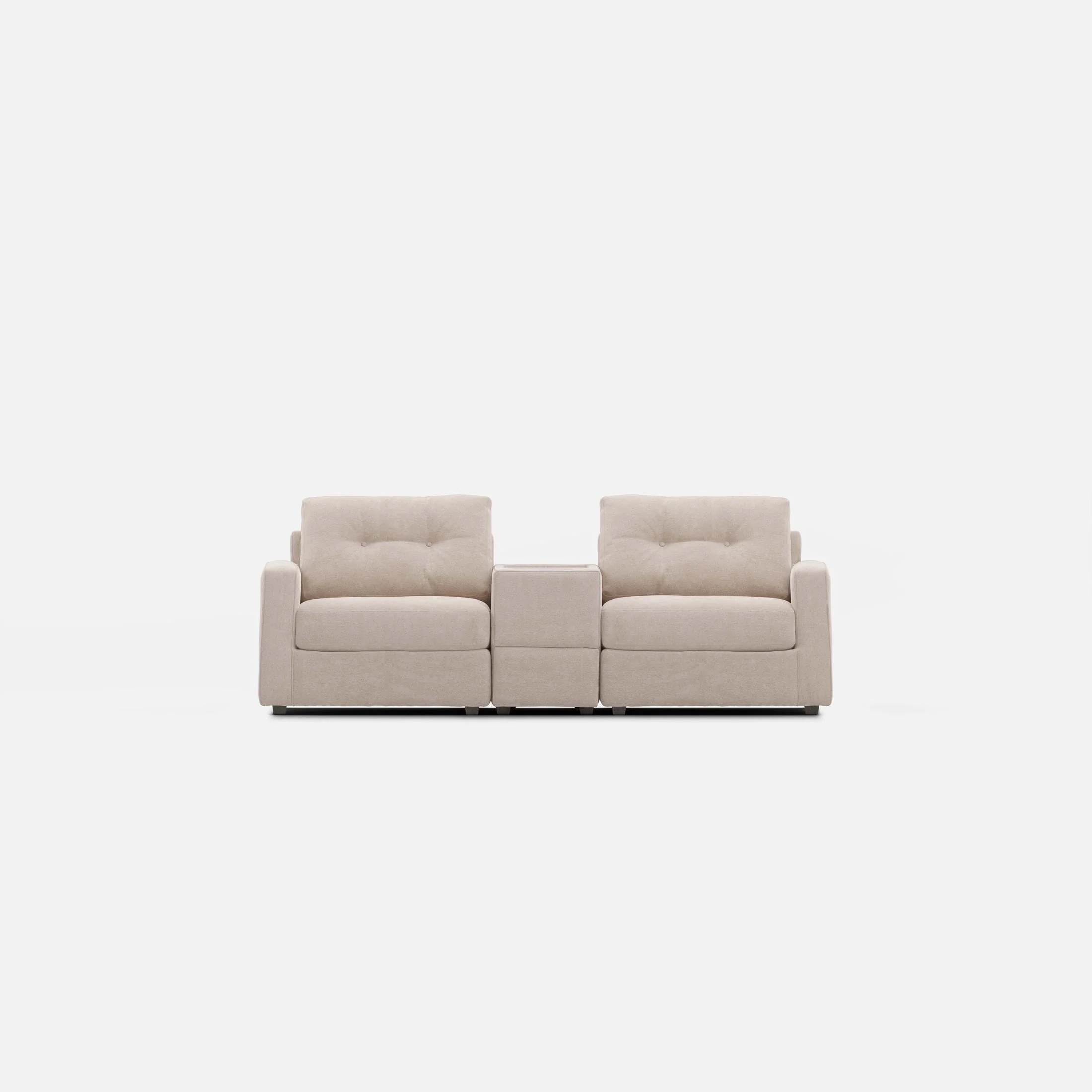 Modular 3-Piece Console Loveseat
