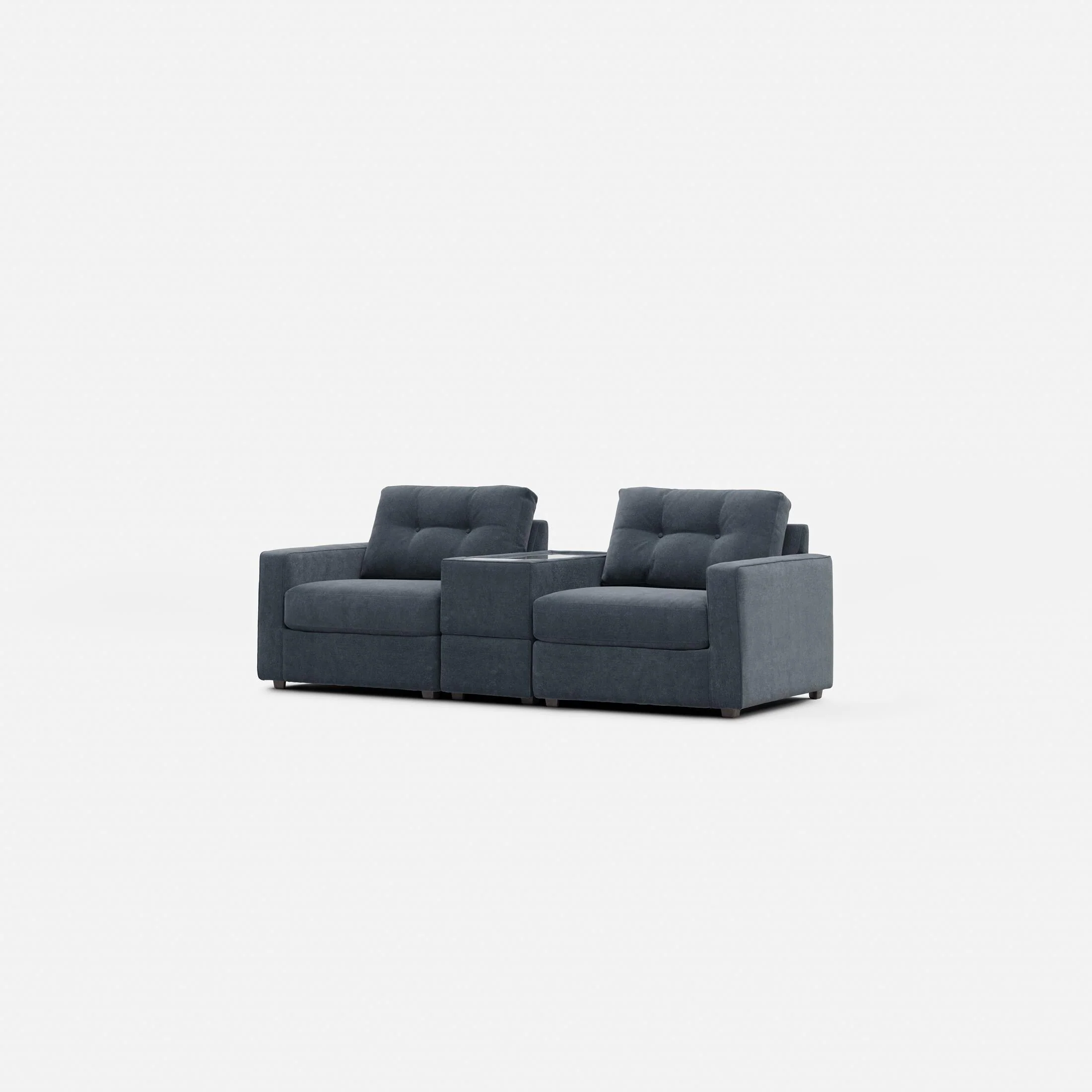 Modular 3-Piece Console Loveseat - Image 12